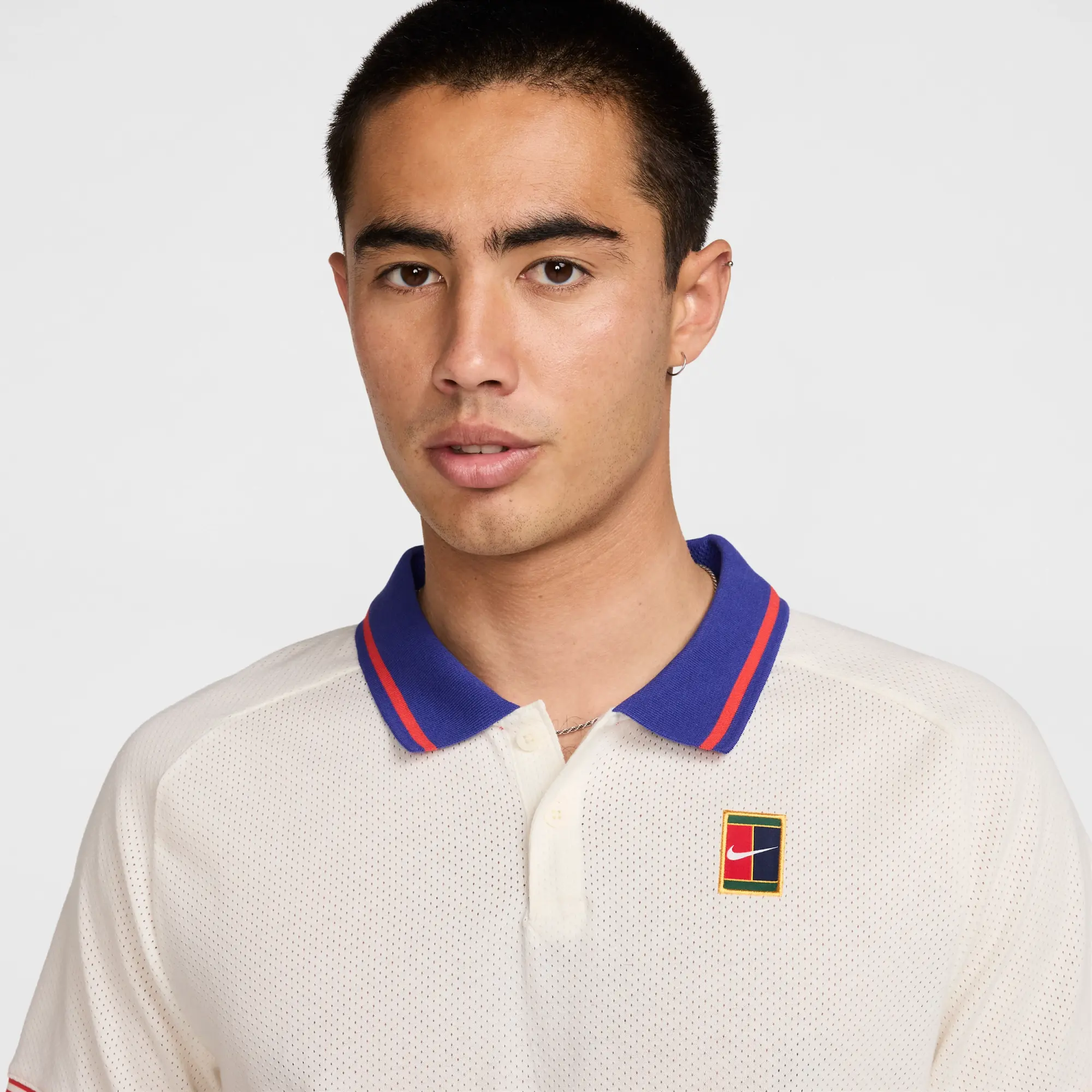 NikeCourt Heritage Men's Tennis Polo - Brown - Cotton/Polyester