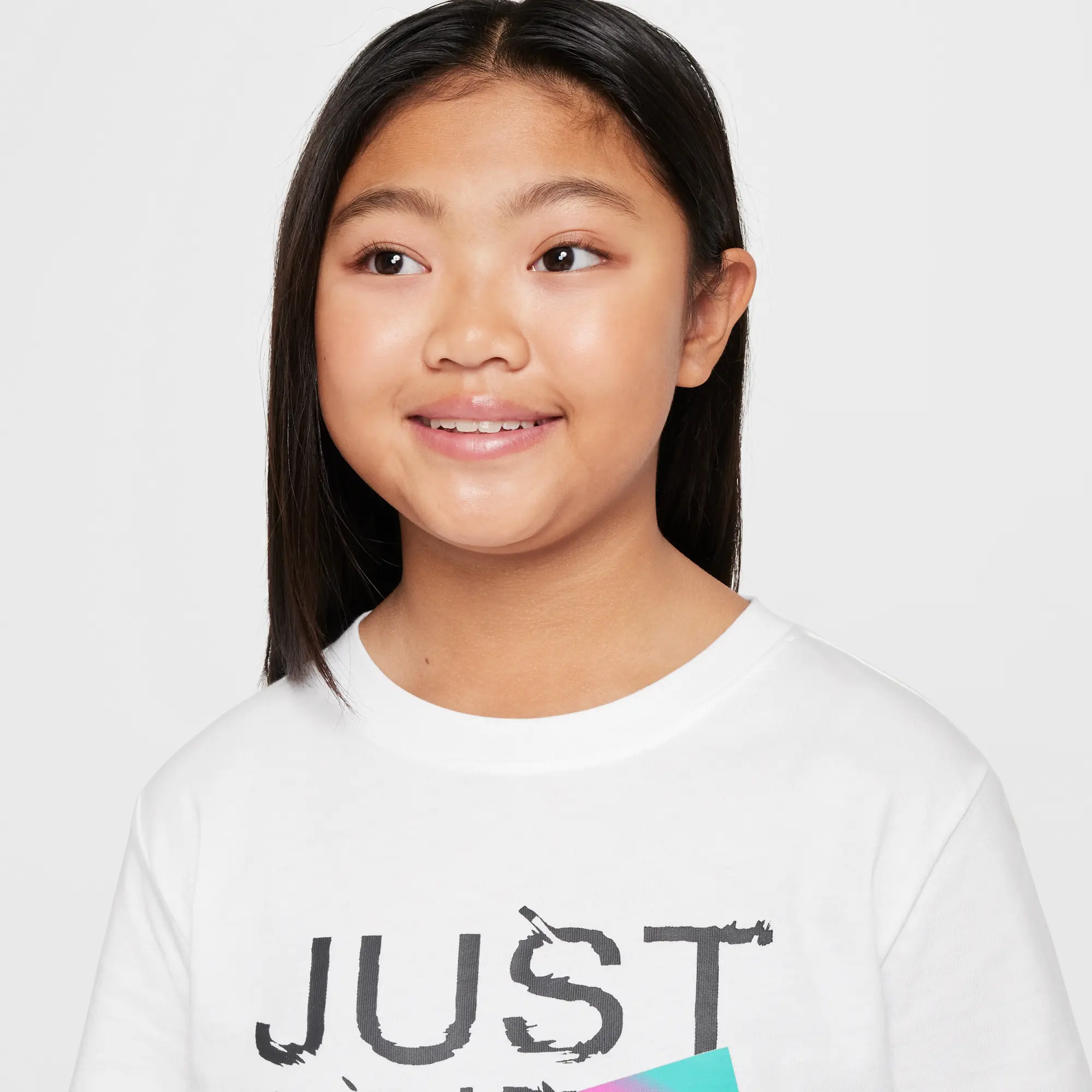 Nike Sportswear Older Kids' T-Shirt - White - Cotton