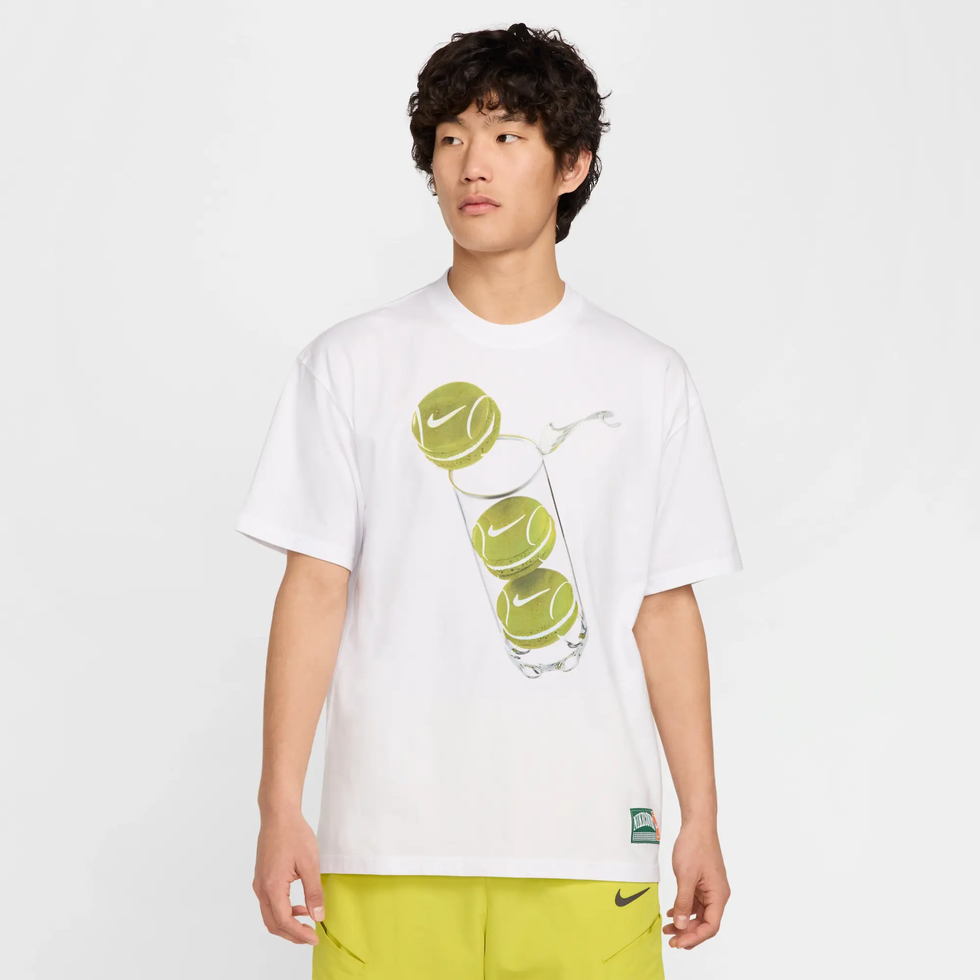 NikeCourt Men's Max90 Tennis T-Shirt - White - Cotton