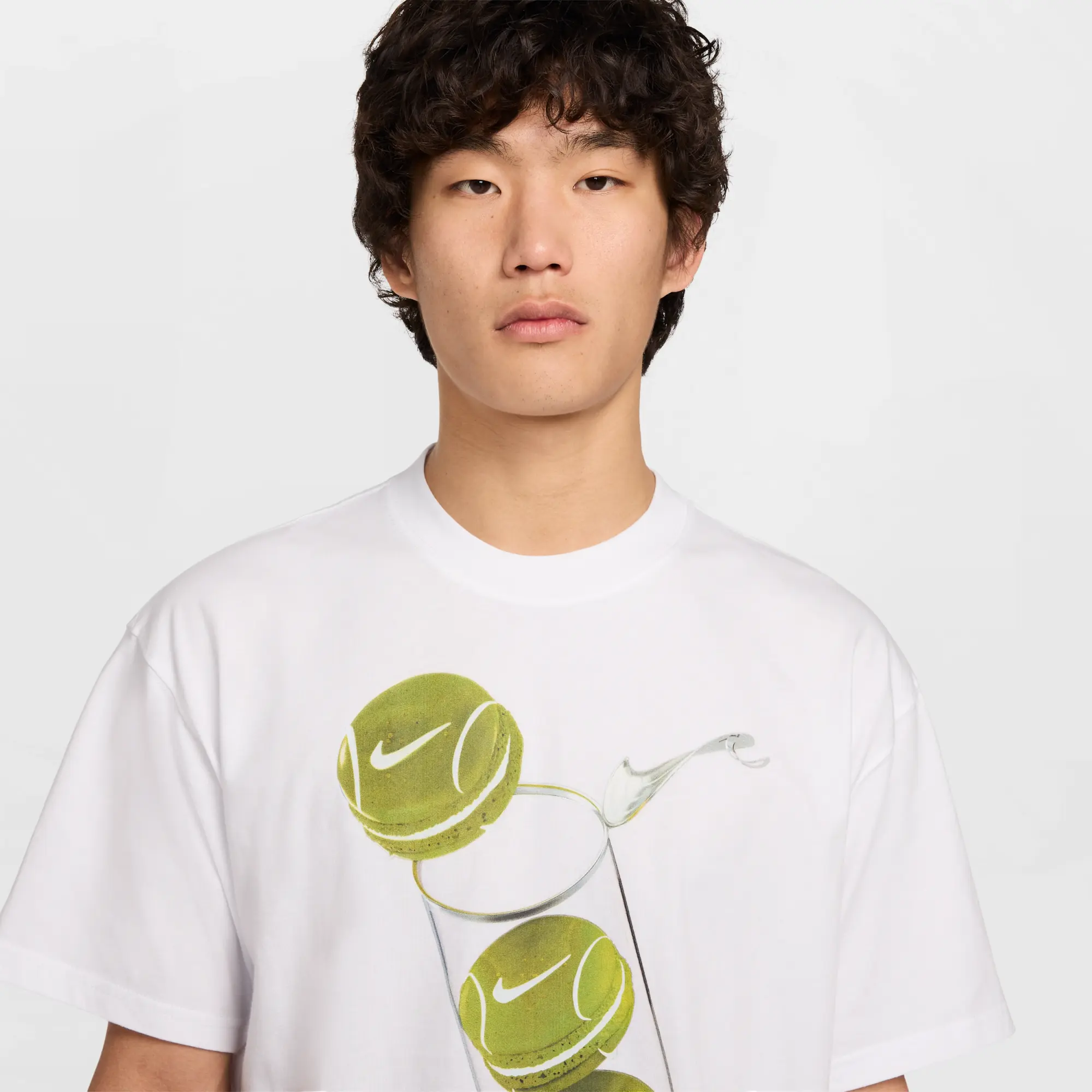NikeCourt Men's Max90 Tennis T-Shirt - White - Cotton