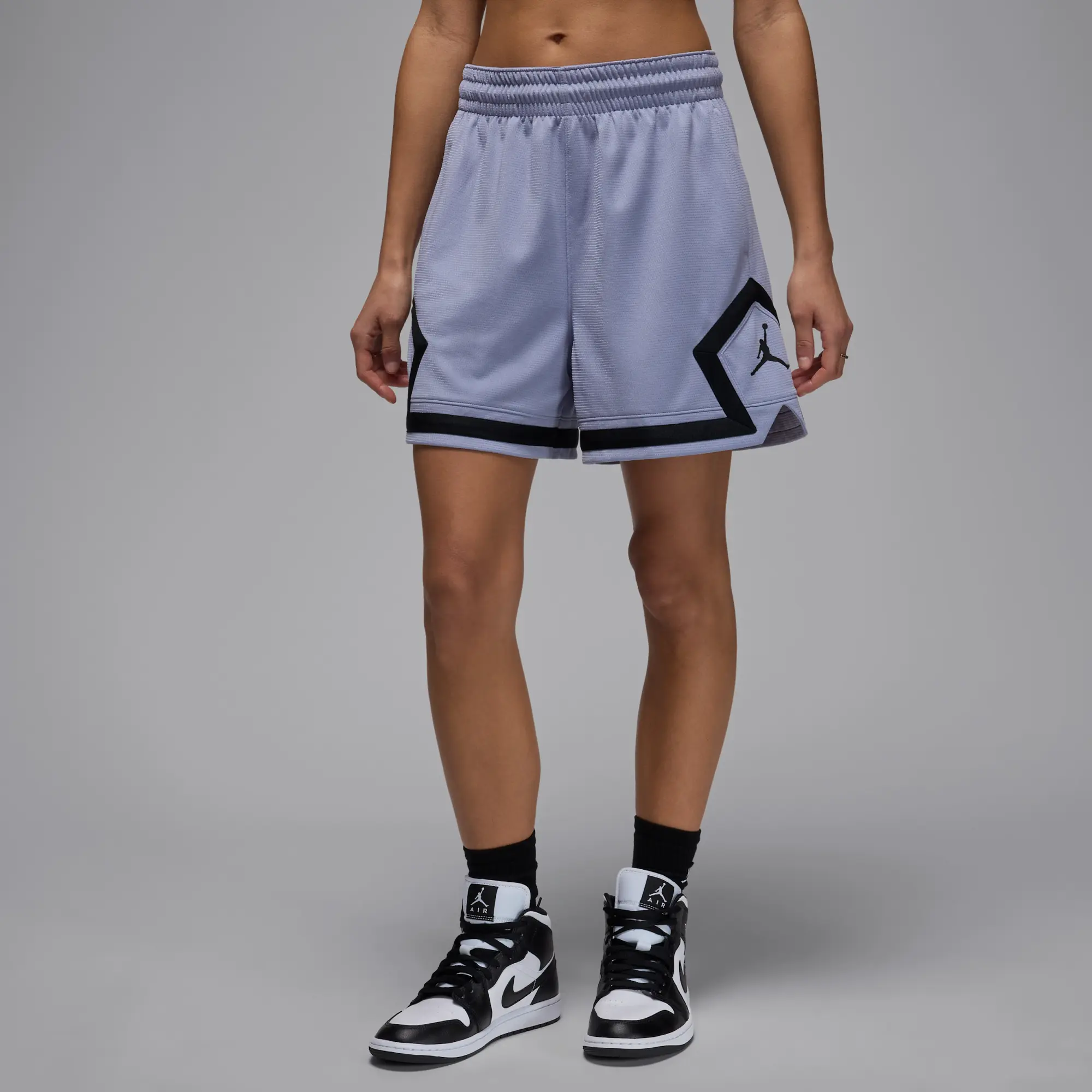 Nike Jordan Sport Women's 10cm (approx.) Diamond Shorts - Purple - Polyester