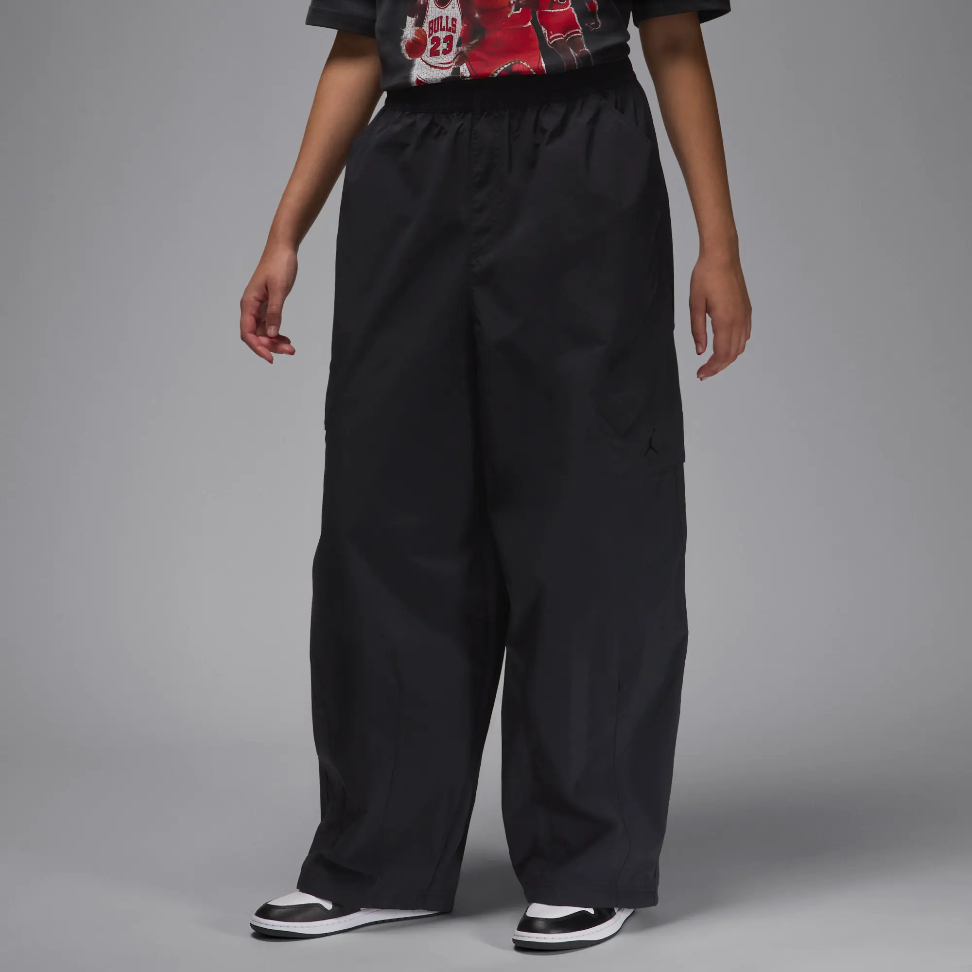 Nike Jordan Flight Chicago Women's Parachute Trousers - Black - Nylon