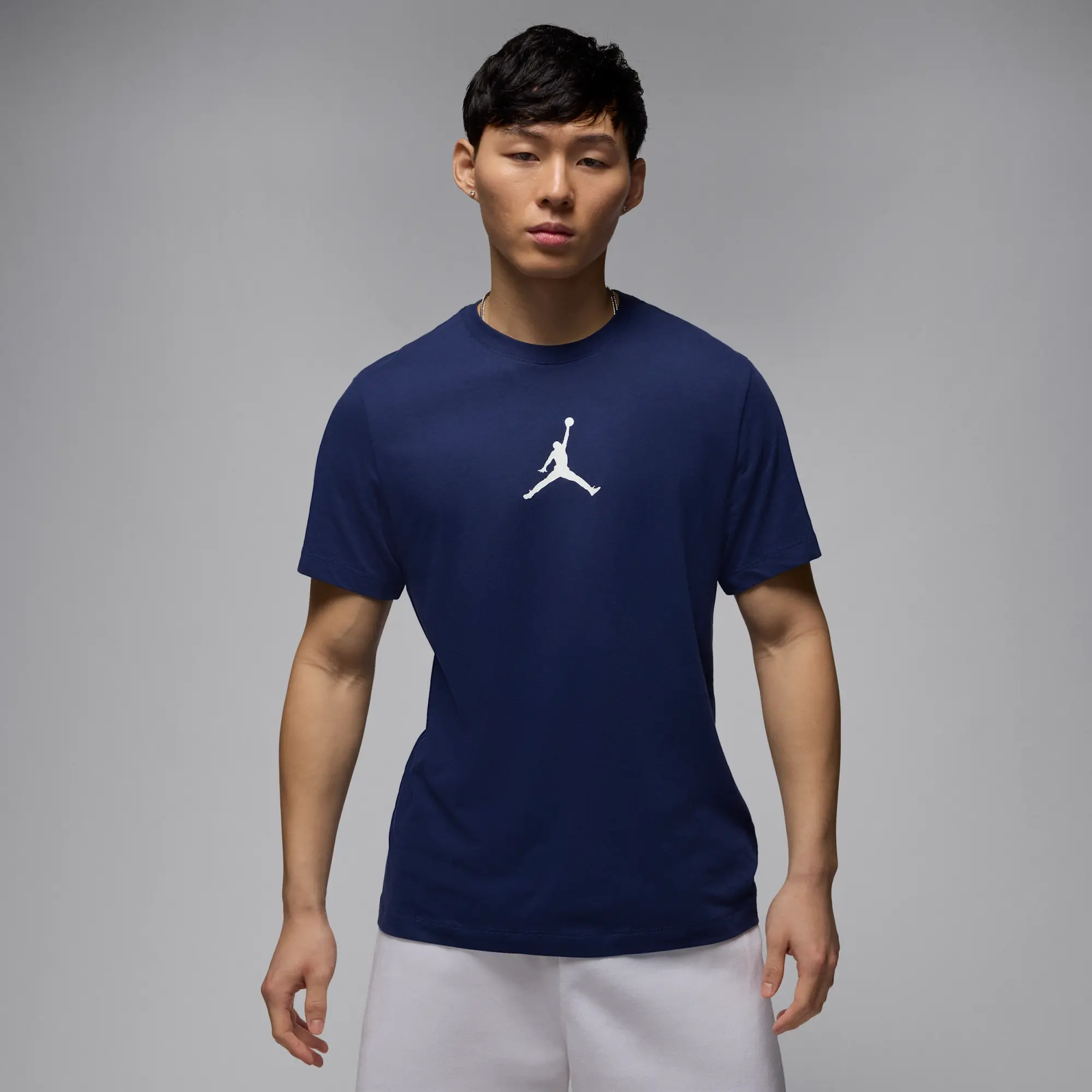 Nike Jordan Jumpman Men's T-Shirt - Blue - Cotton/Polyester
