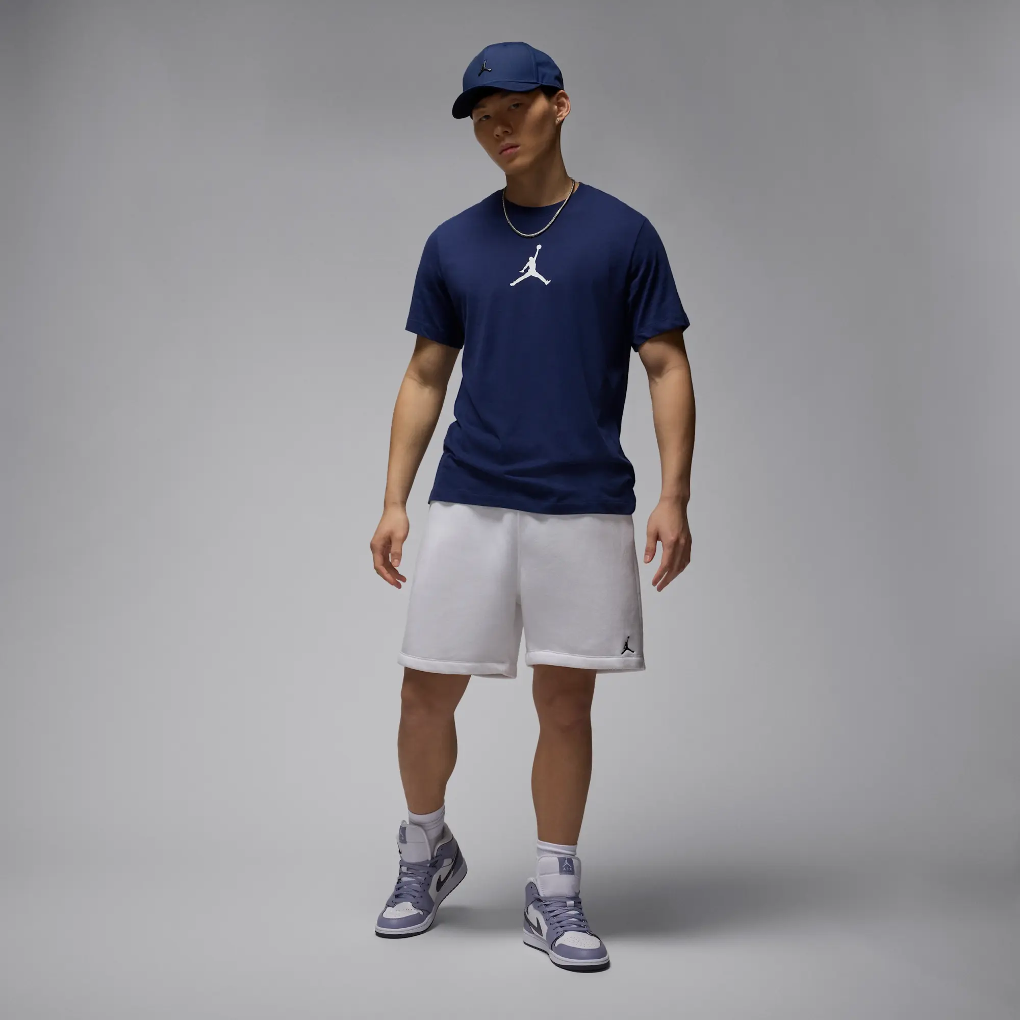 Nike Jordan Jumpman Men's T-Shirt - Blue - Cotton/Polyester