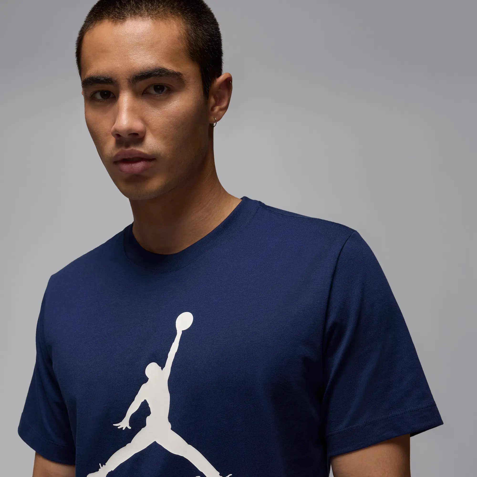Nike Jordan Jumpman Flight Men's T-Shirt - Blue - Cotton/Polyester