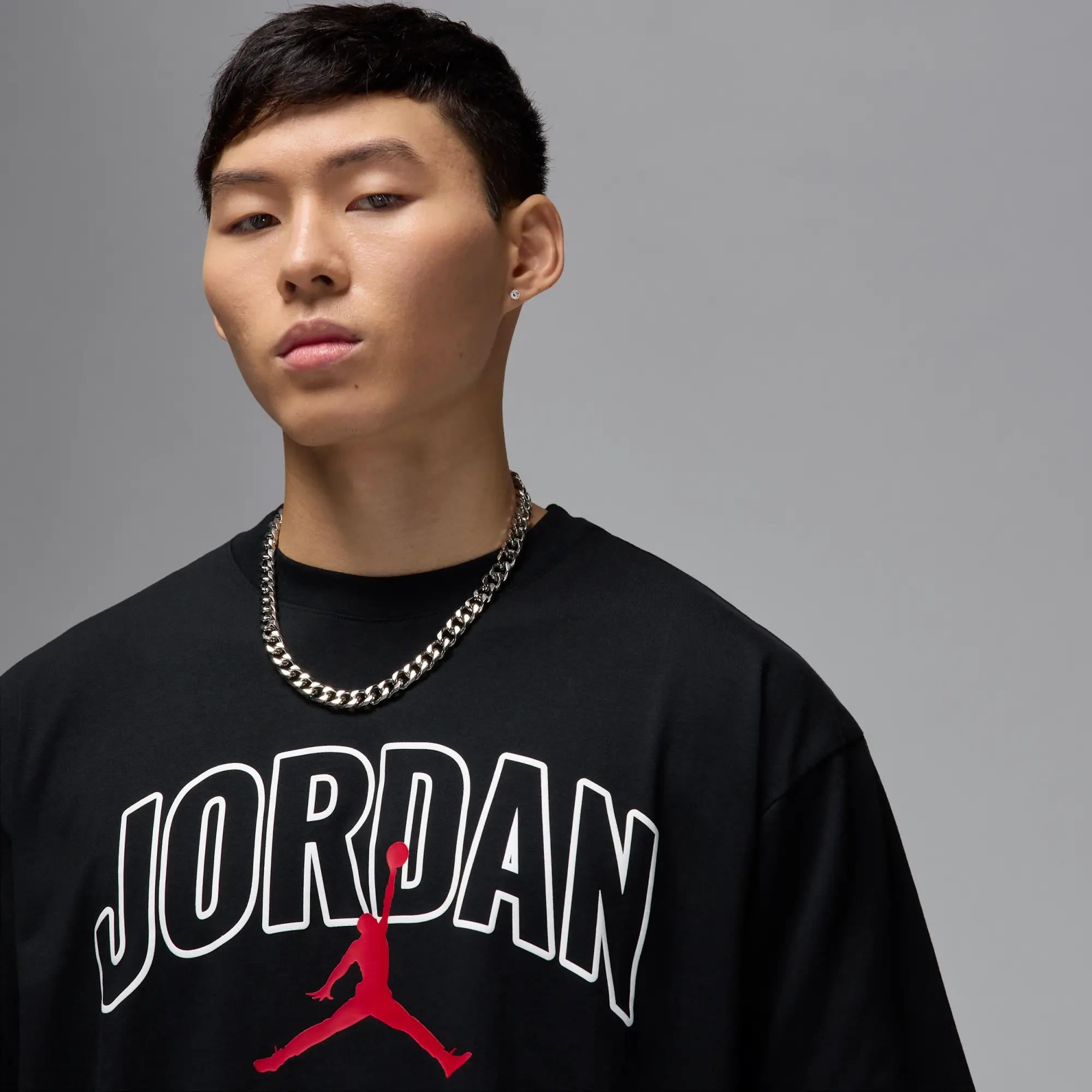 Nike Jordan Brooklyn Men's T-Shirt - Black - Cotton
