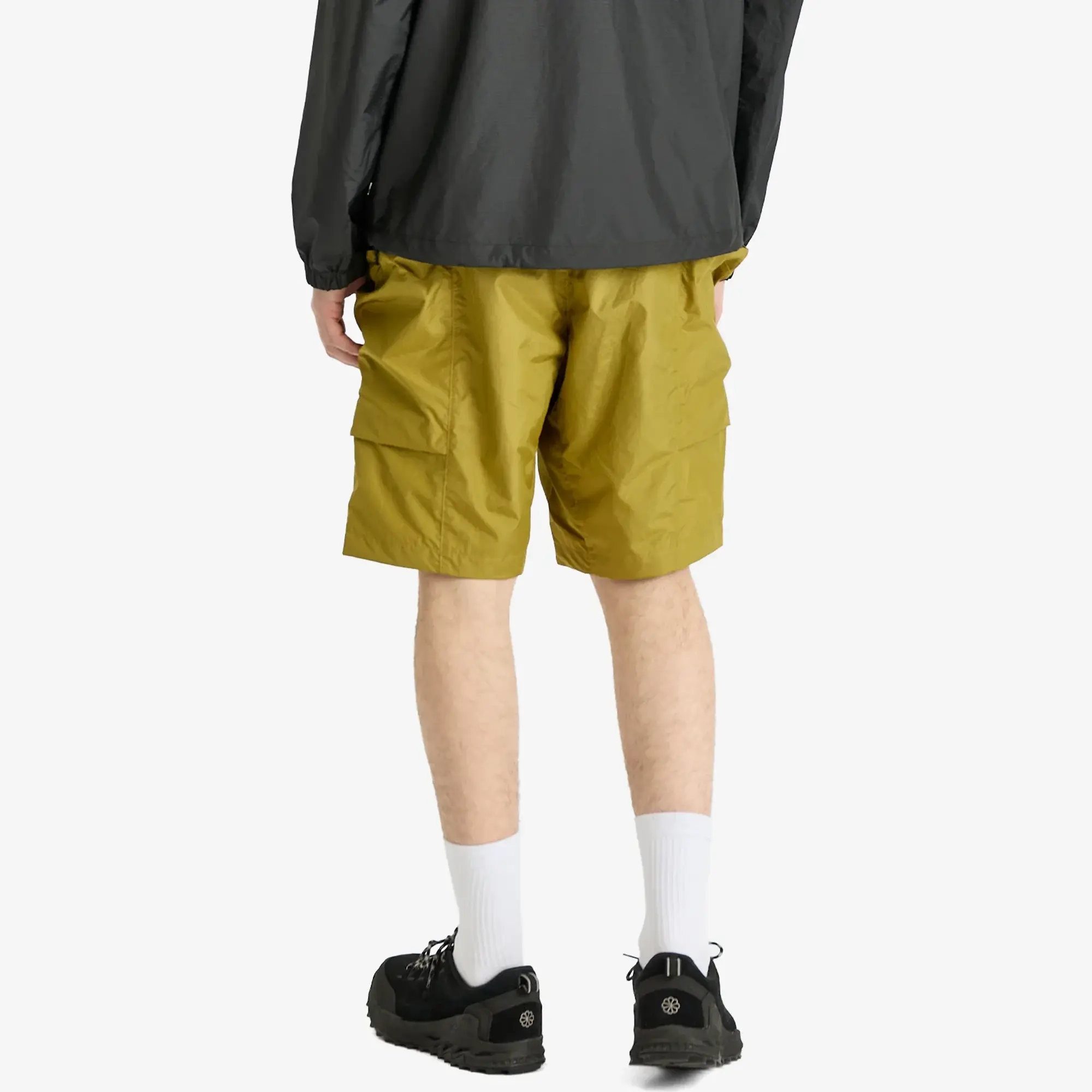 Goldwin Men's Ripstop Shorts Olive Yellow
