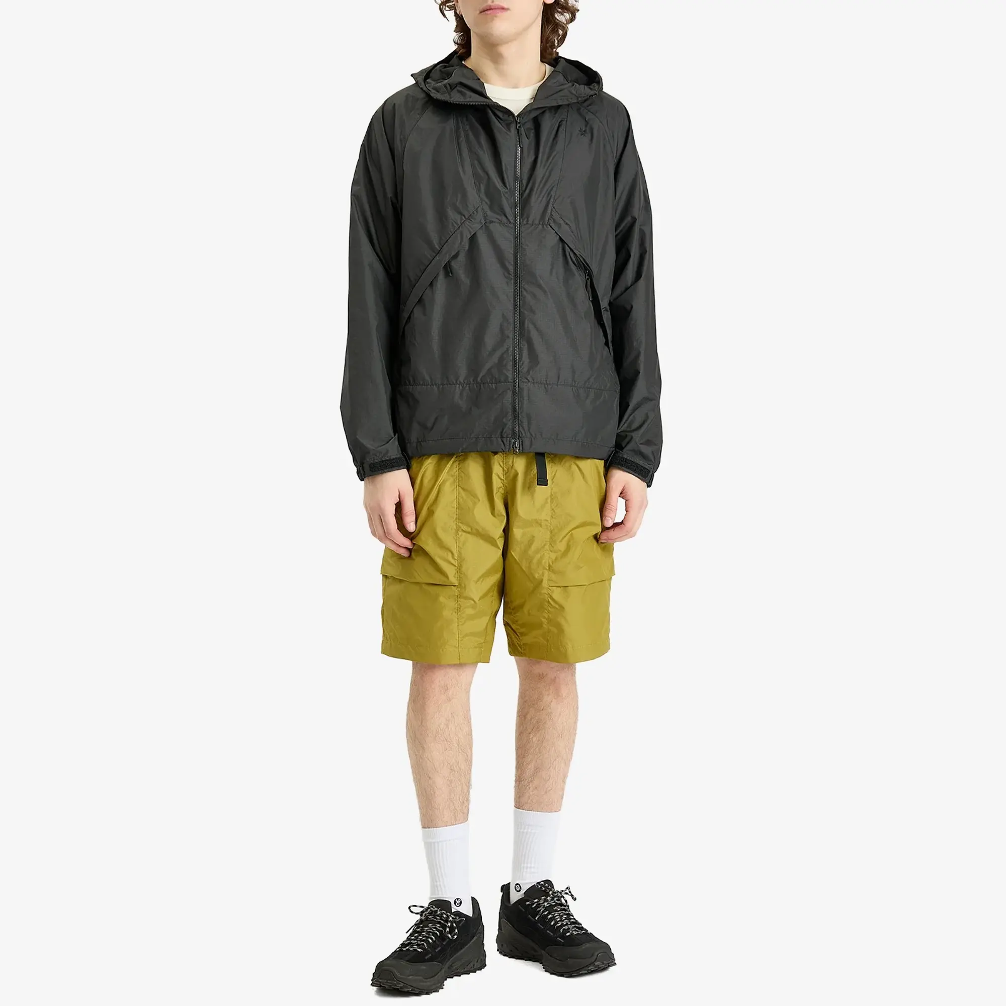 Goldwin Men's Ripstop Shorts Olive Yellow
