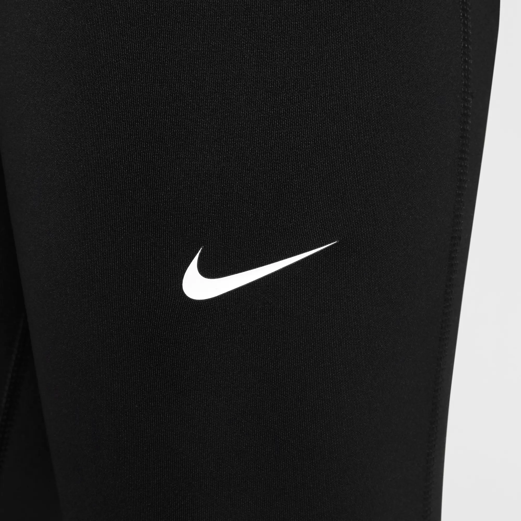 Nike Pro Dri-FIT Older Kids' (Girls') Leggings - Black - Recycled Polyester Minimum