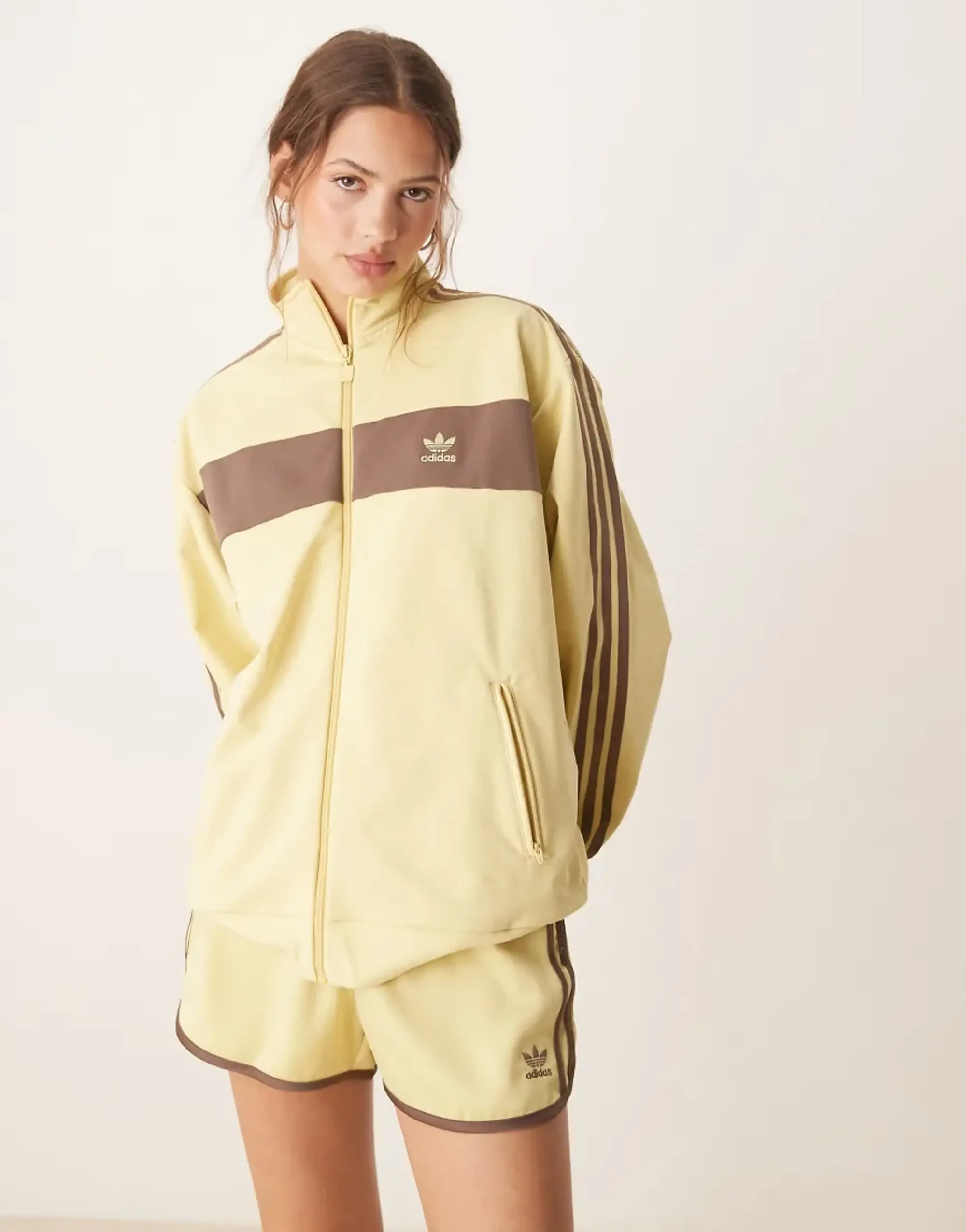 Adidas Originals Retro Track Jacket In Yellow