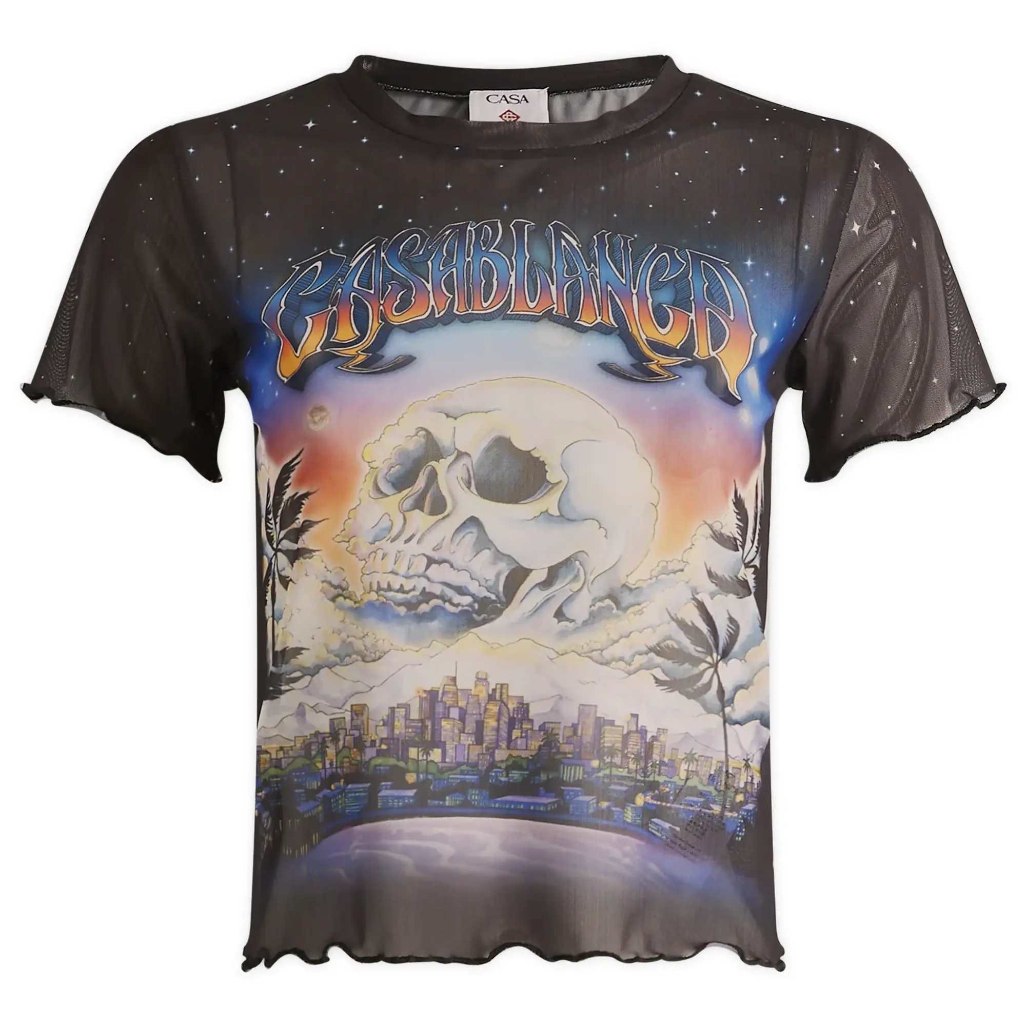 Casablanca Women's La Premonition Mesh T-Shirt