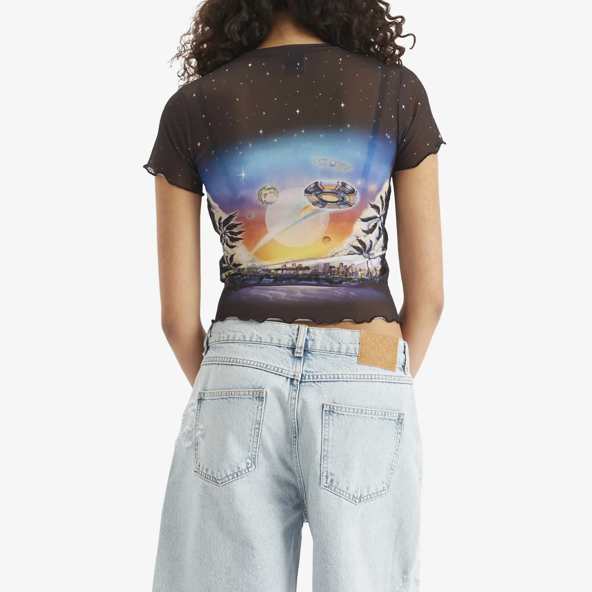 Casablanca Women's La Premonition Mesh T-Shirt