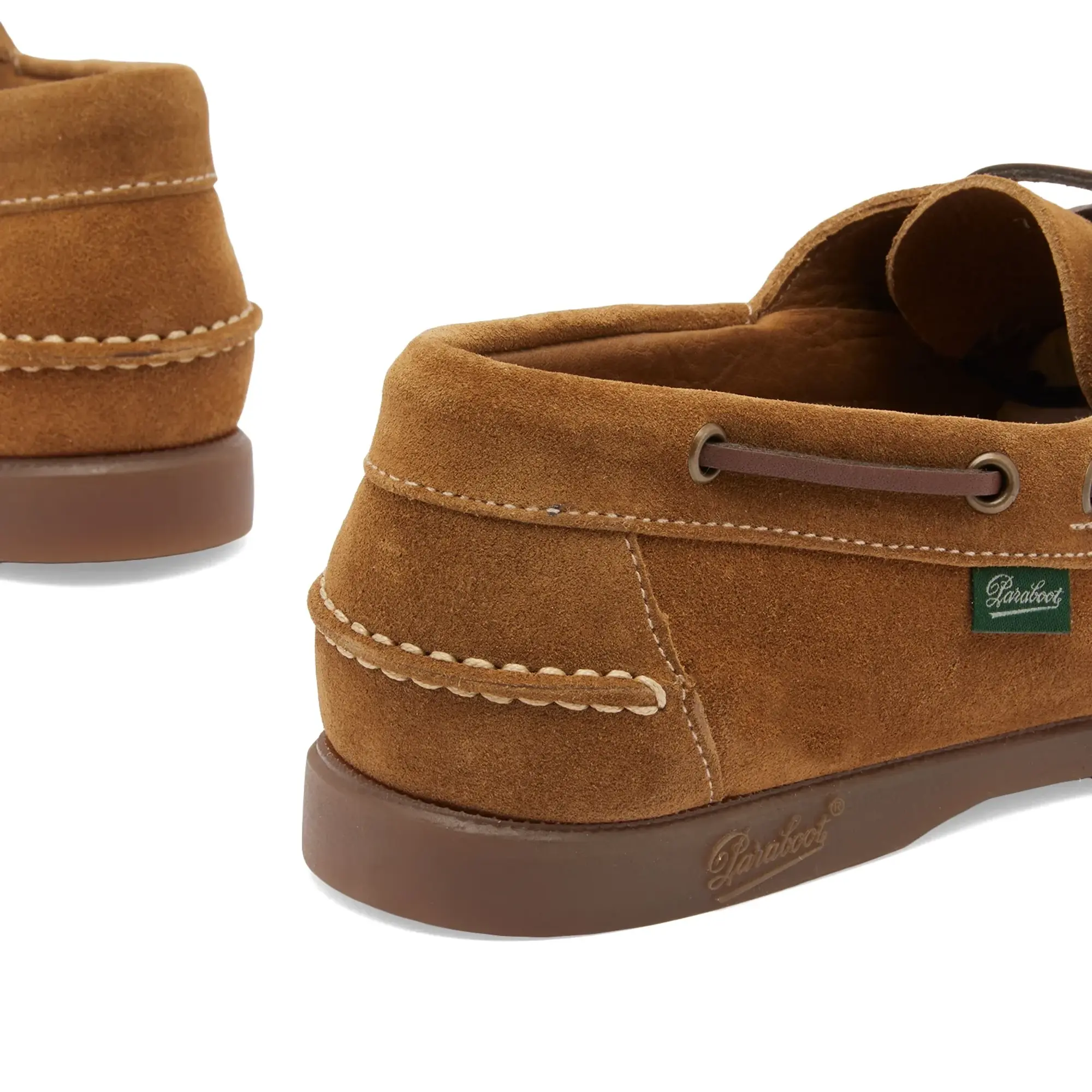 Paraboot Women's Barth Velvet Boat Shoe Fawn