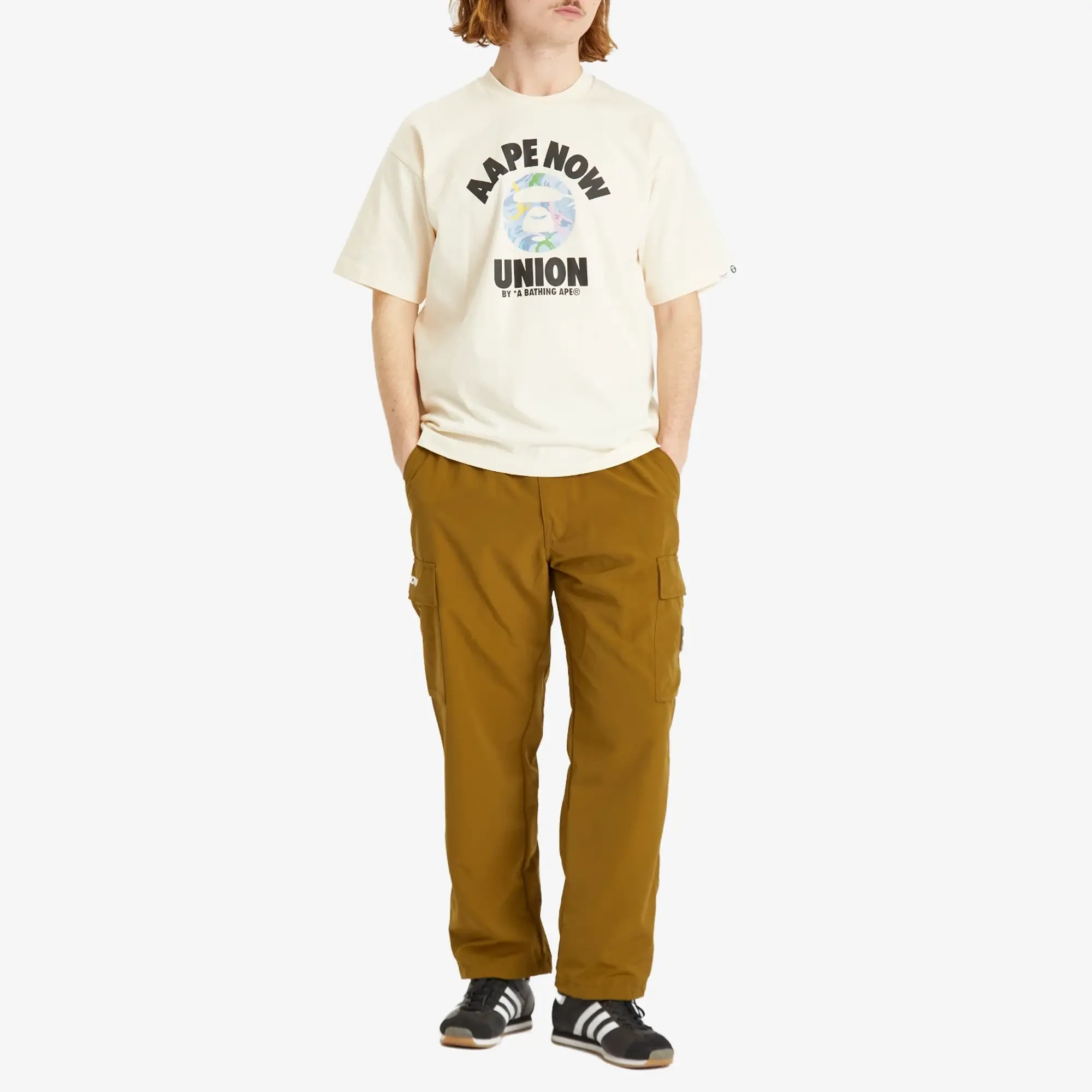 A Bathing Ape AAPE Union College T-Shirt Ivory