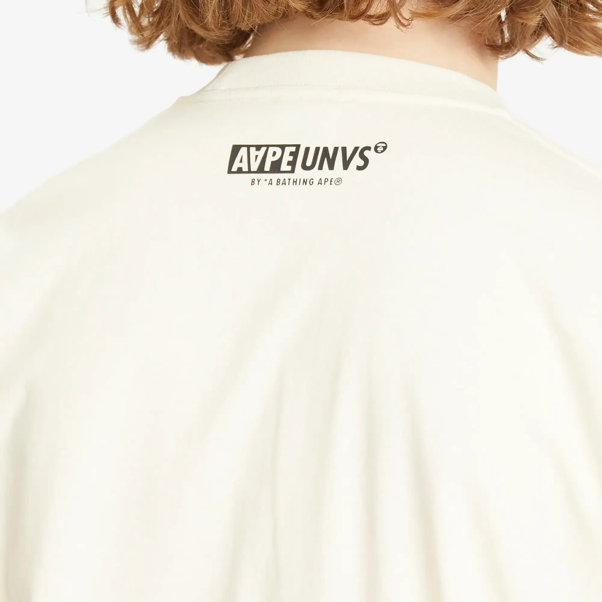 A Bathing Ape AAPE Union College T-Shirt Ivory