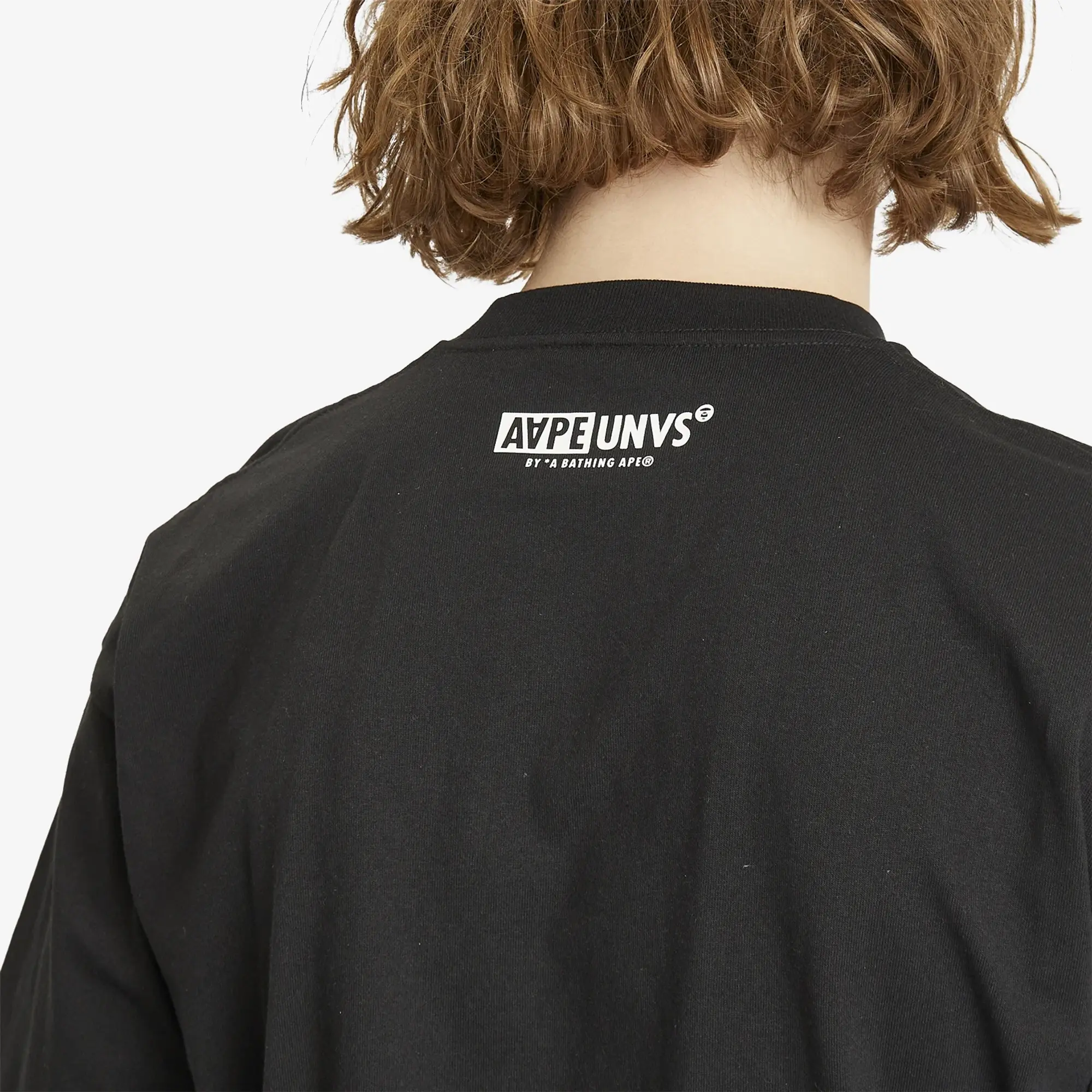 A Bathing Ape AAPE Union College T-Shirt Black