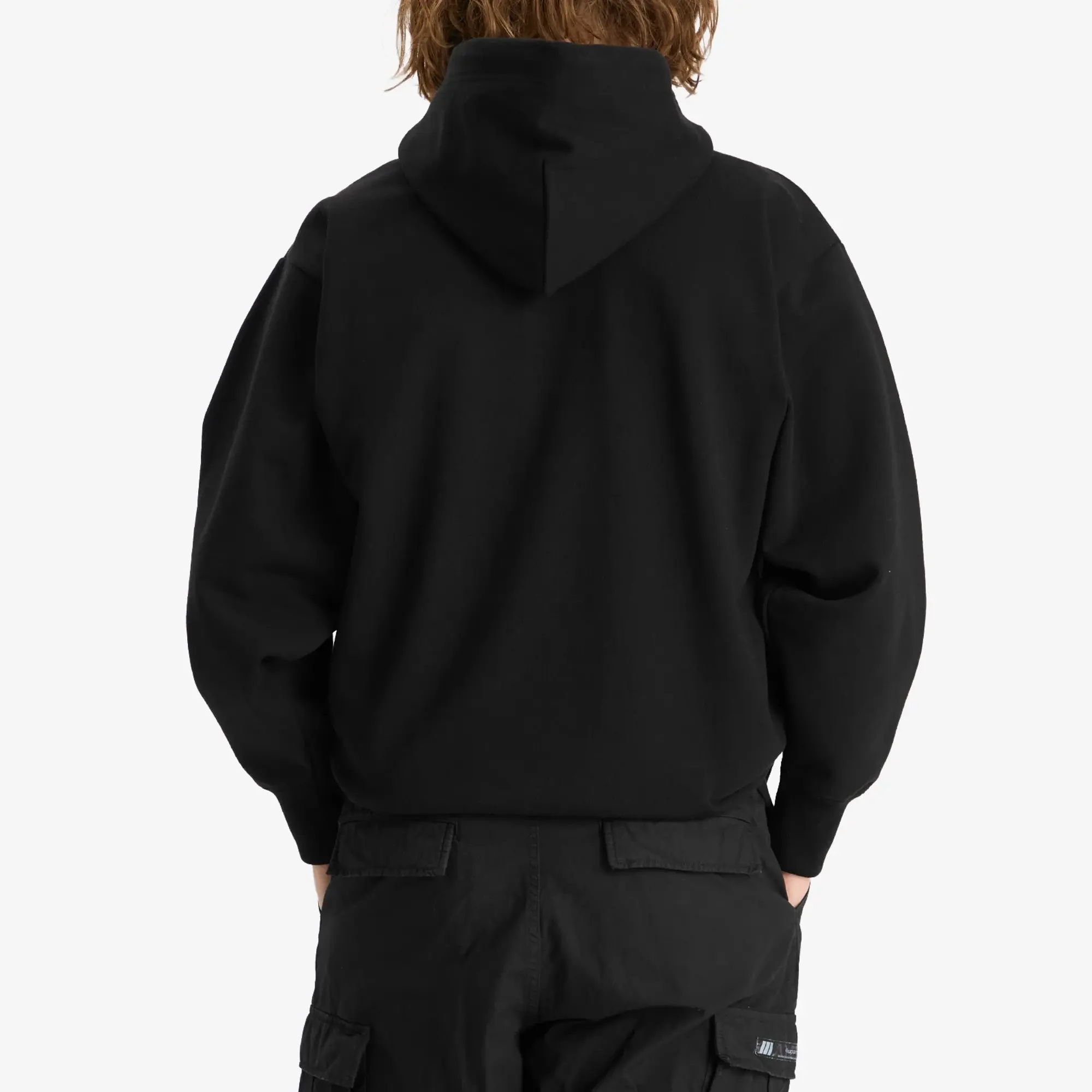 WTAPS Men's Academy Logo Hoodie Black