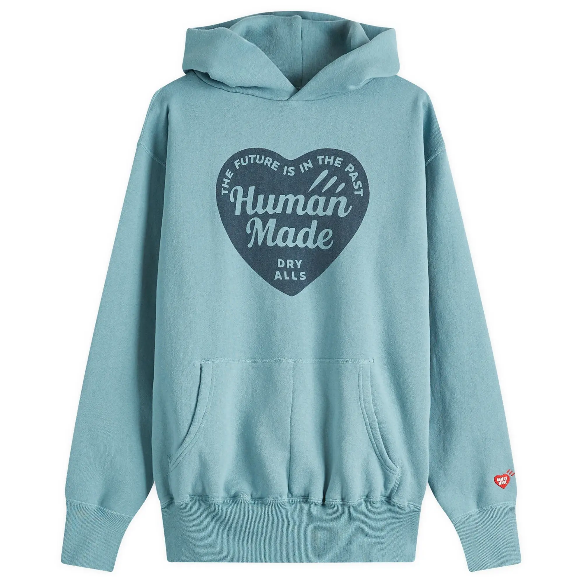 Human Made Men's Tsuriami Heart Hoodie Blue