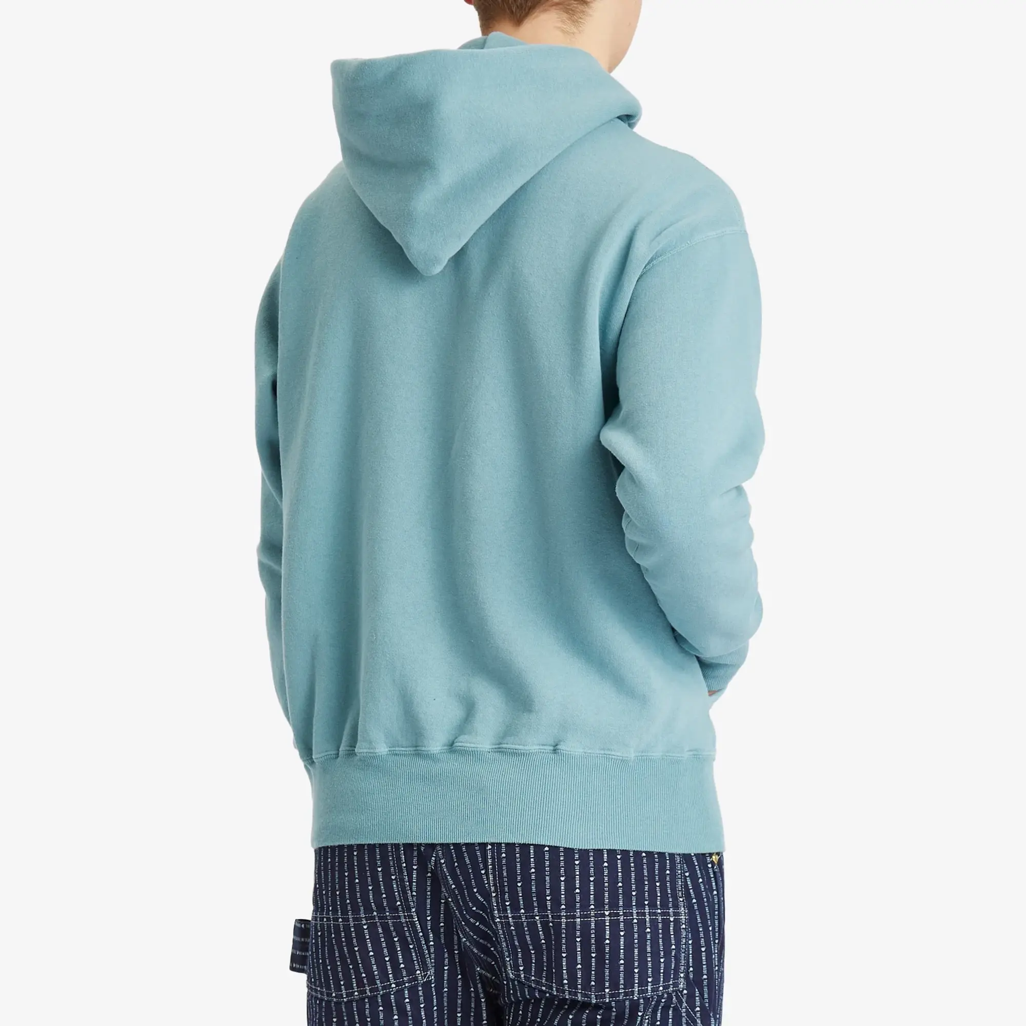 Human Made Men's Tsuriami Heart Hoodie Blue