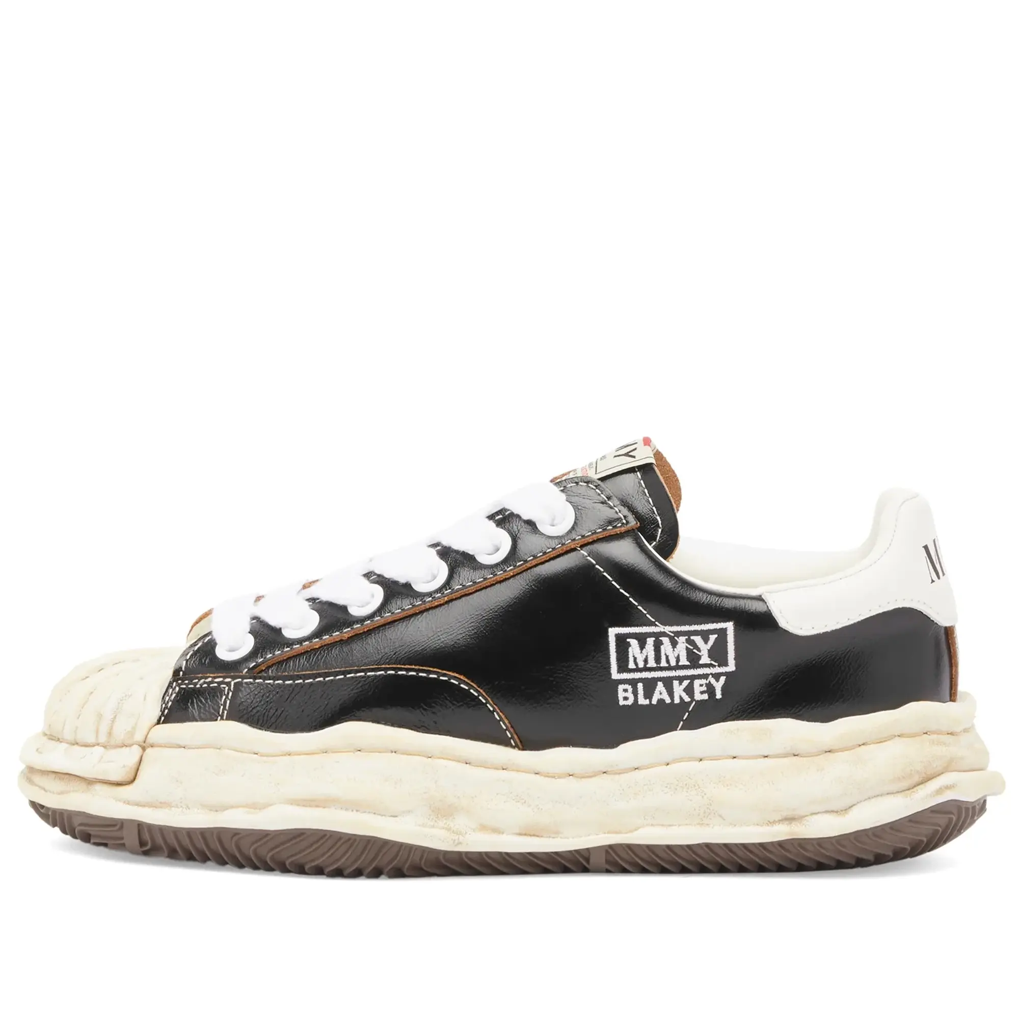 Maison MIHARA YASUHIRO Blakey Original Sole Wrinkled Leather Black