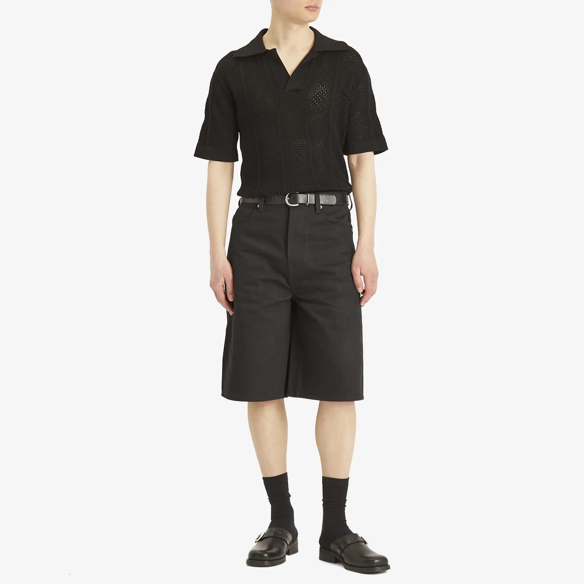 Jil Sander Men's Denim Shorts Black