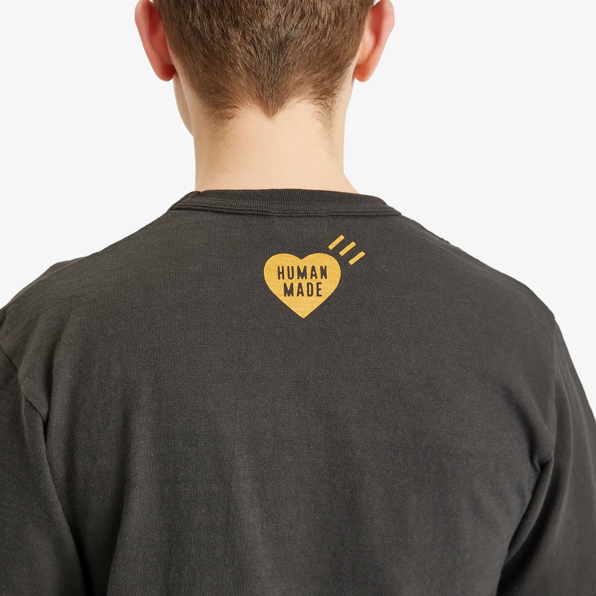 Human Made Men's Word Heart Graphic T-Shirt Black