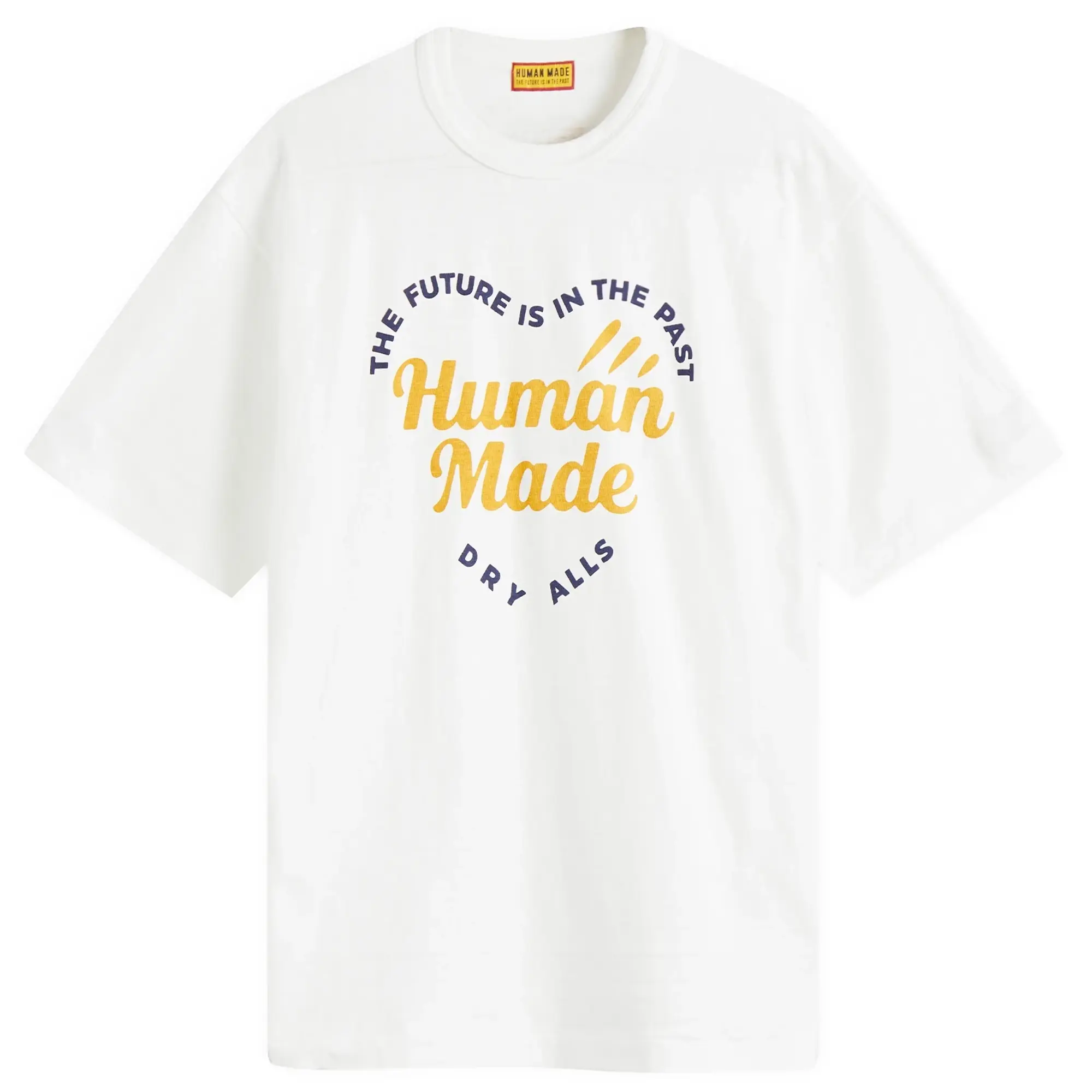 Human Made Men's Word Heart Graphic T-Shirt White