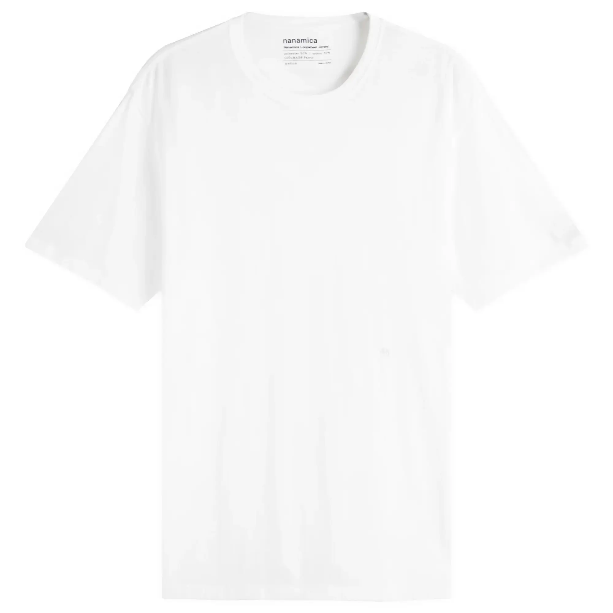 Nanamica Men's Loopwheel Coolmax Jersey T-Shirt White
