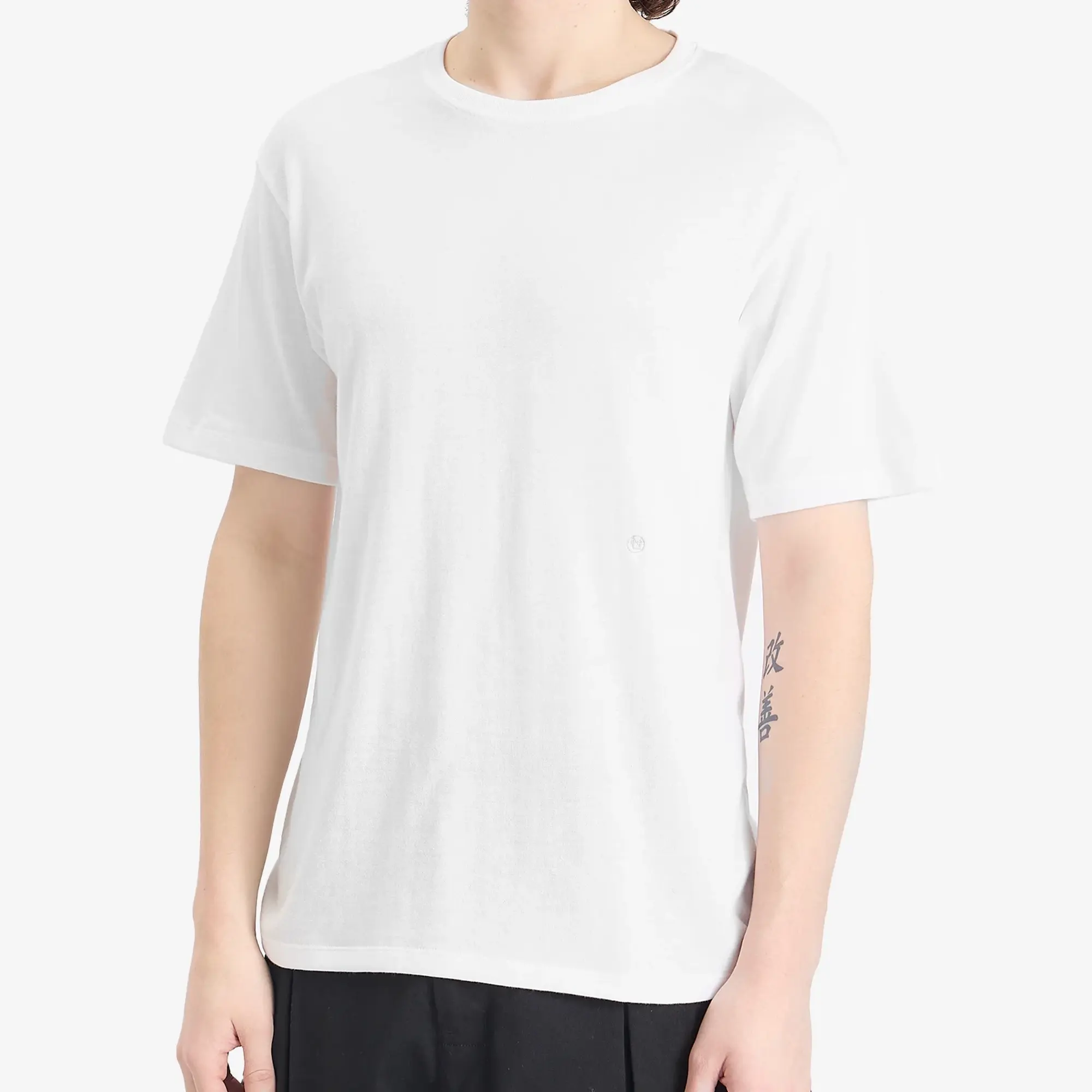 Nanamica Men's Loopwheel Coolmax Jersey T-Shirt White