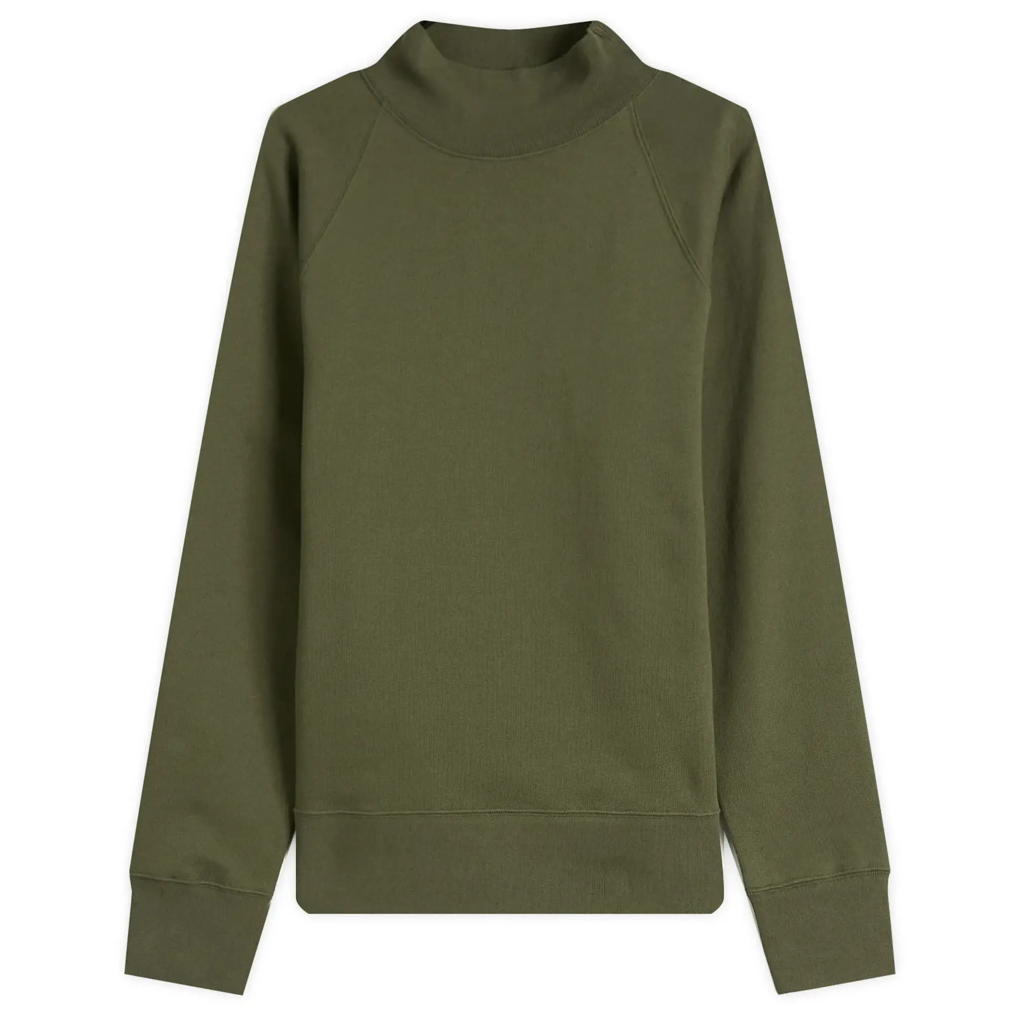 MHL by Margaret Howell Men's Zip Neck Sweatshirt Uniform Green