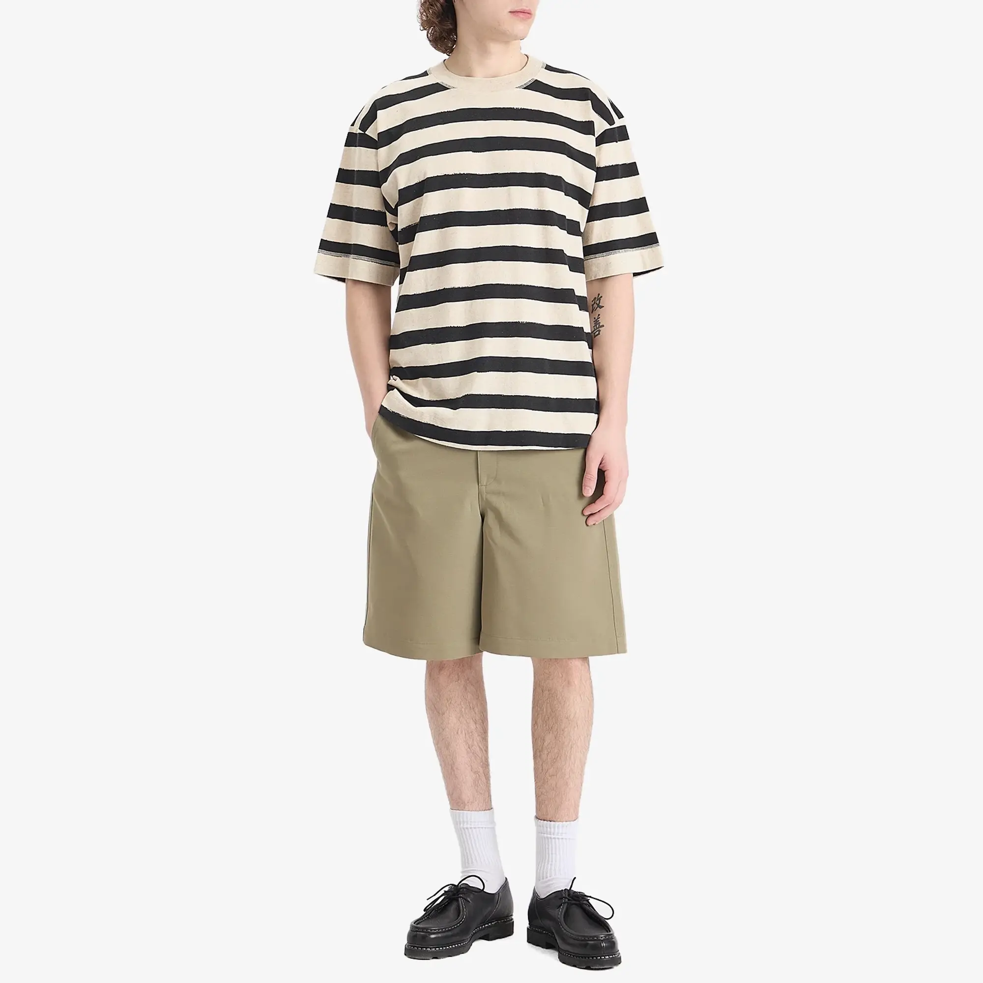 MHL by Margaret Howell Men's Matelot Stripe T-shirt Natural/Black