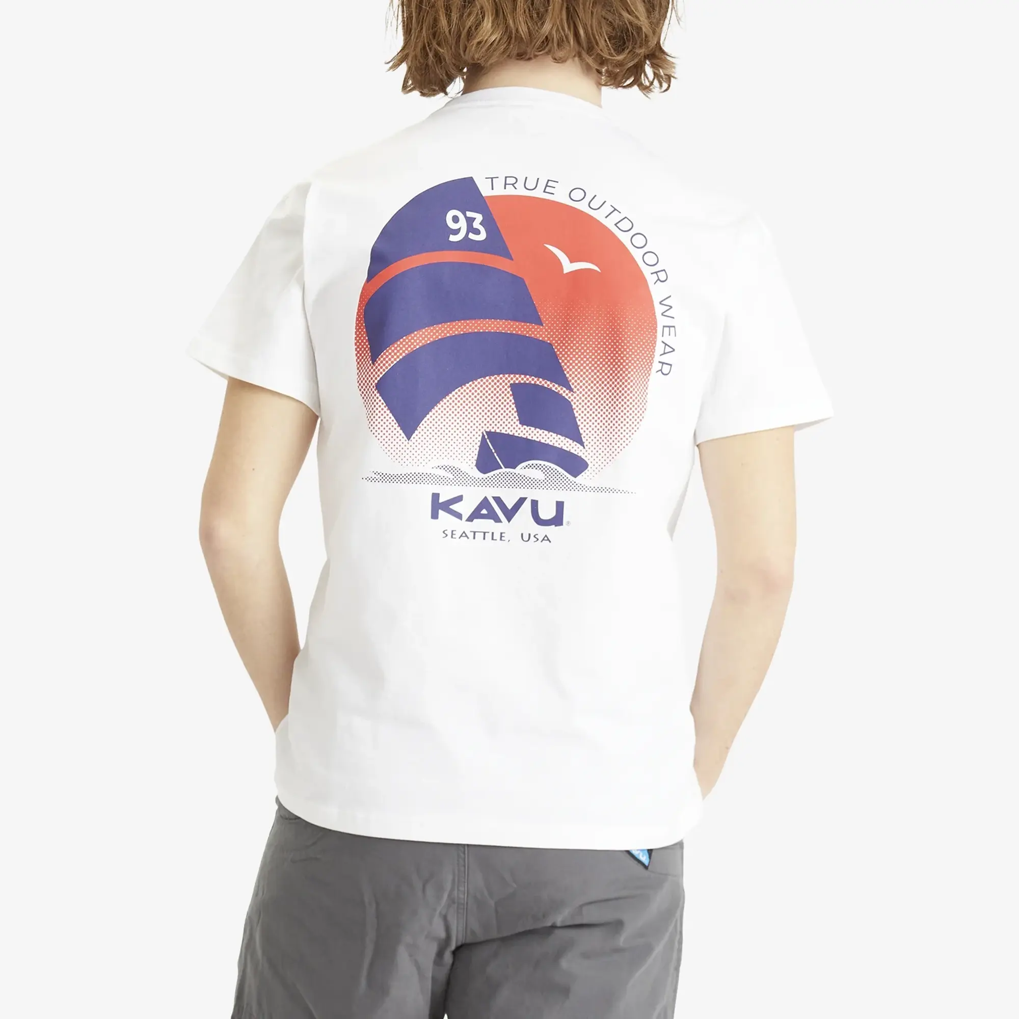 KAVU Men's Rudder T-Shirt White