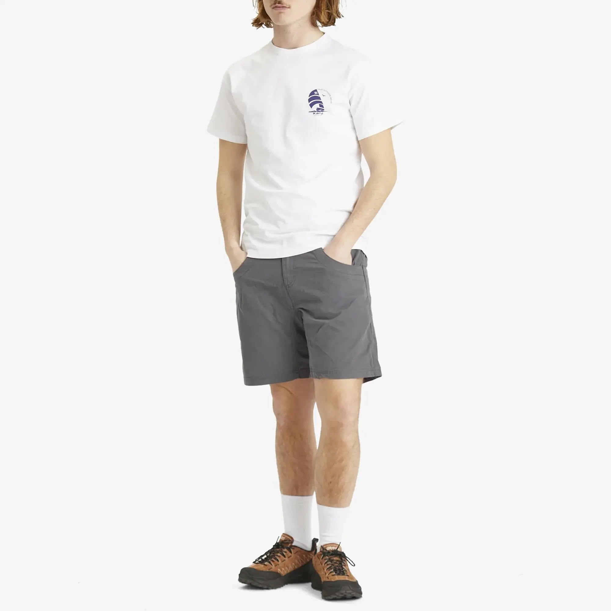 KAVU Men's Rudder T-Shirt White