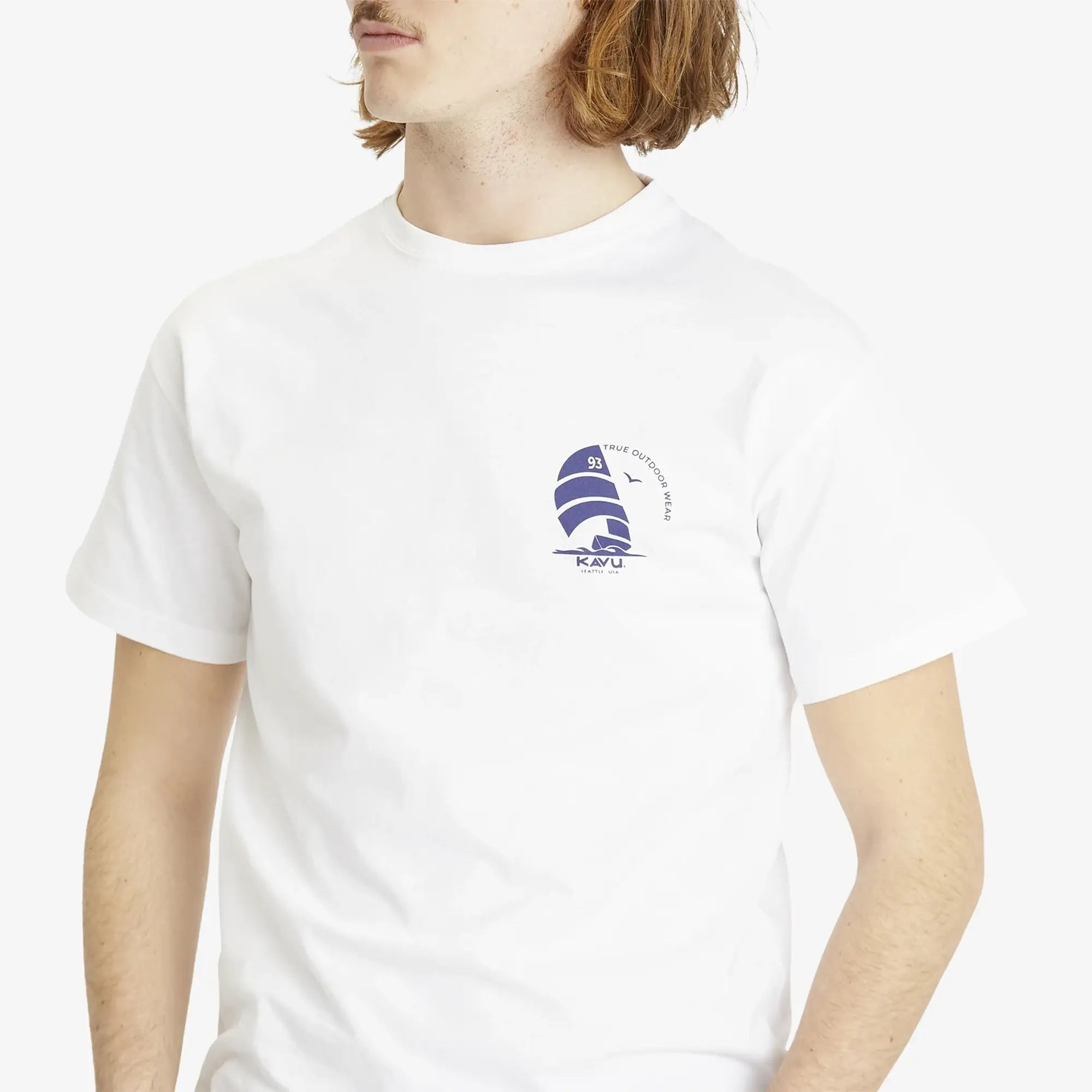 KAVU Men's Rudder T-Shirt White