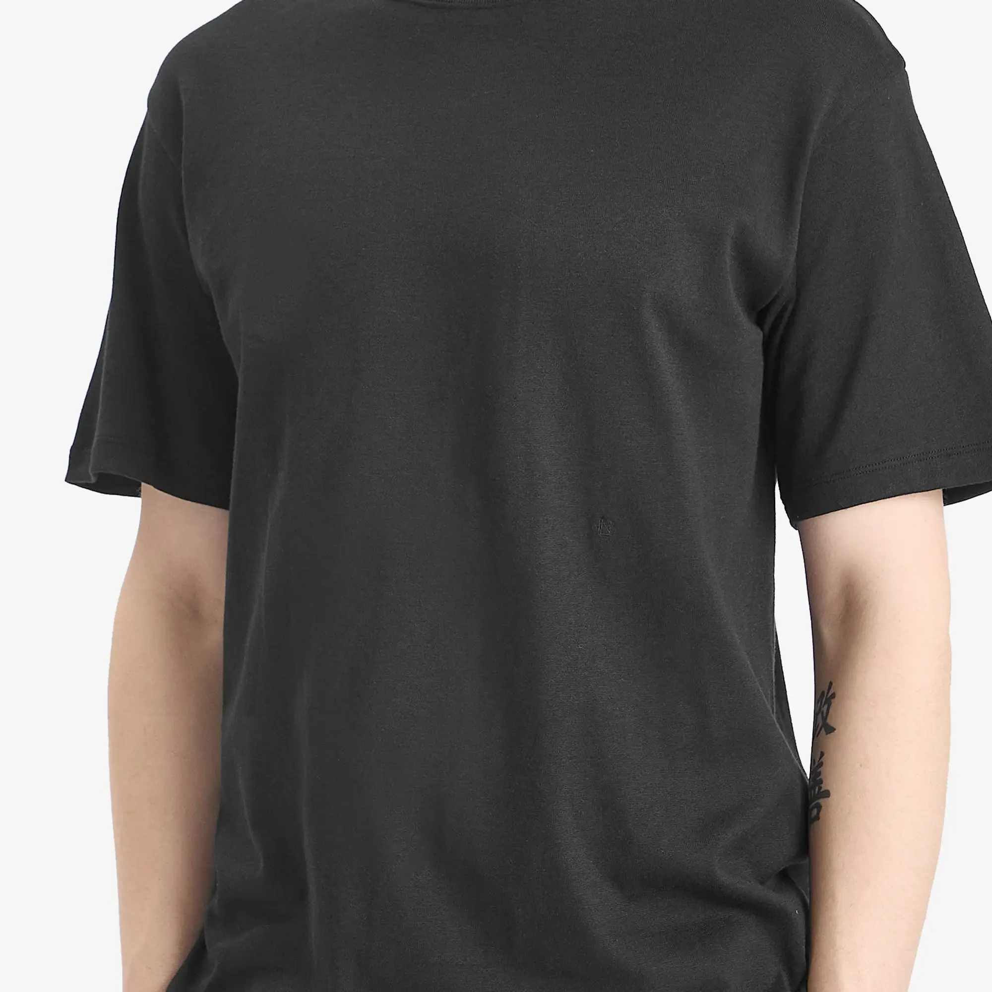 Nanamica Men's Loopwheel Coolmax Jersey T-Shirt Black