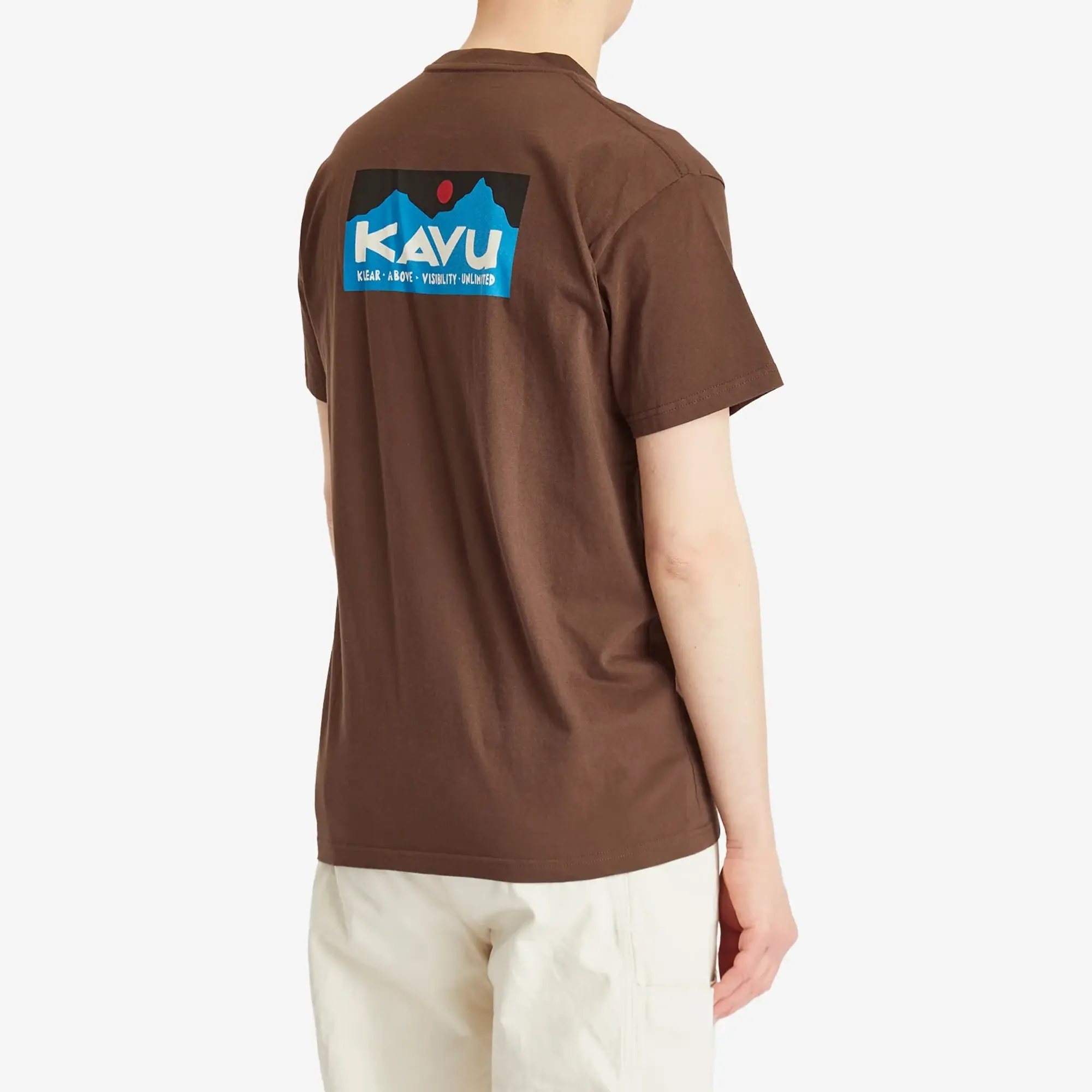 KAVU Men's Klear Above Etch Art T-Shirt Walnut