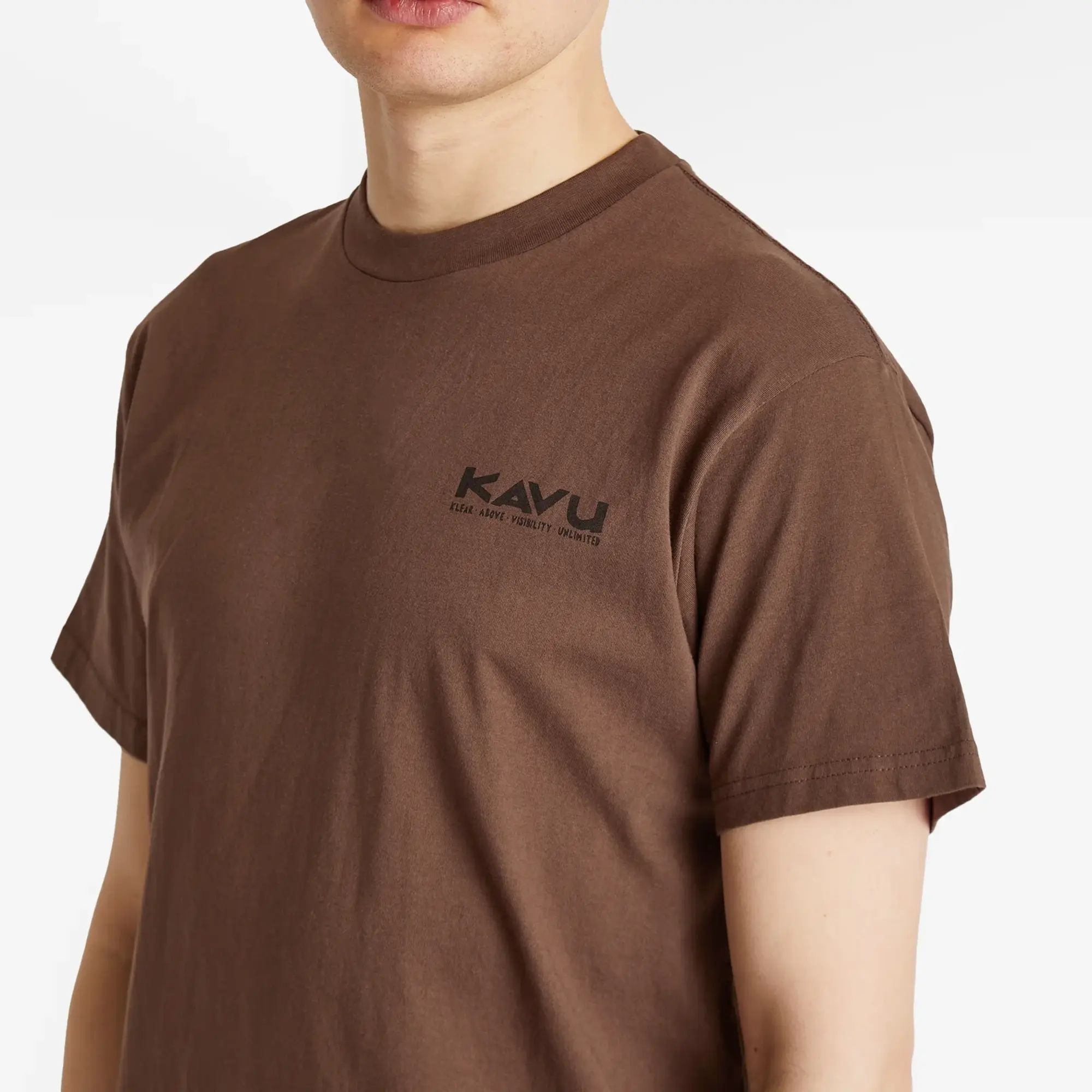 KAVU Men's Klear Above Etch Art T-Shirt Walnut