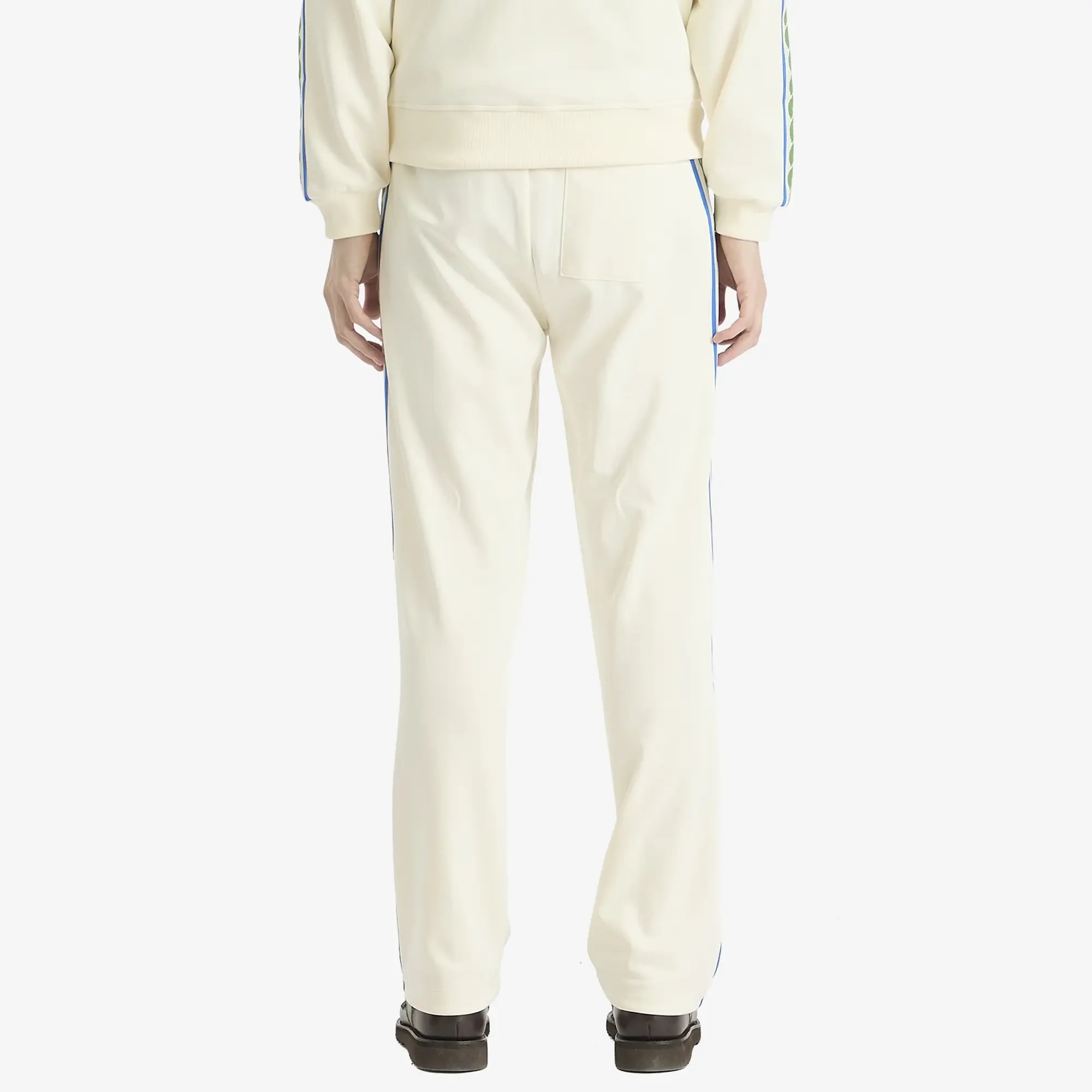 Drôle de Monsieur Men's Trackpant with side stripe Off White