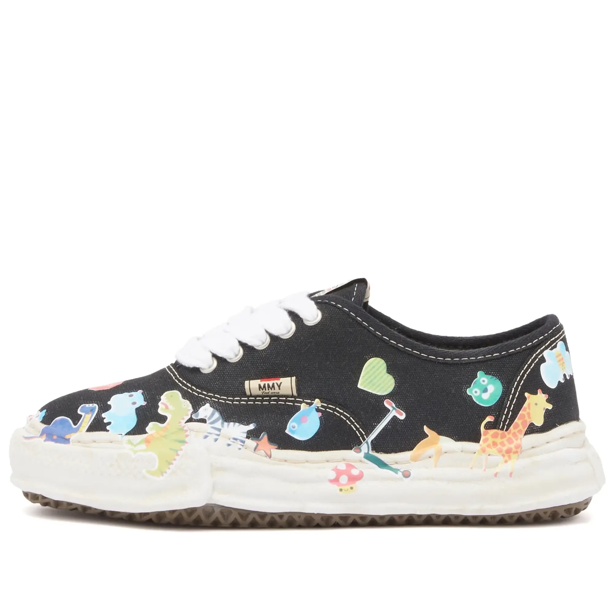 Maison MIHARA YASUHIRO Baker Original Sole Canvas Stickers P Black