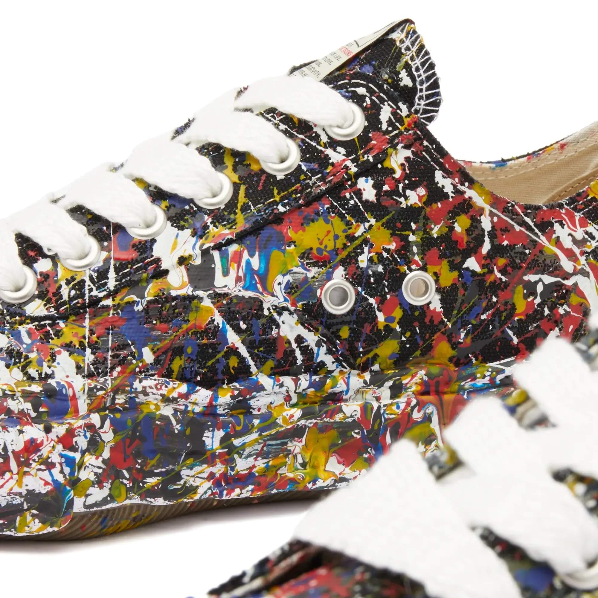 Maison Mihara Yasuhiro Peterson 23 Og Paint Spatter Sneaker - Black