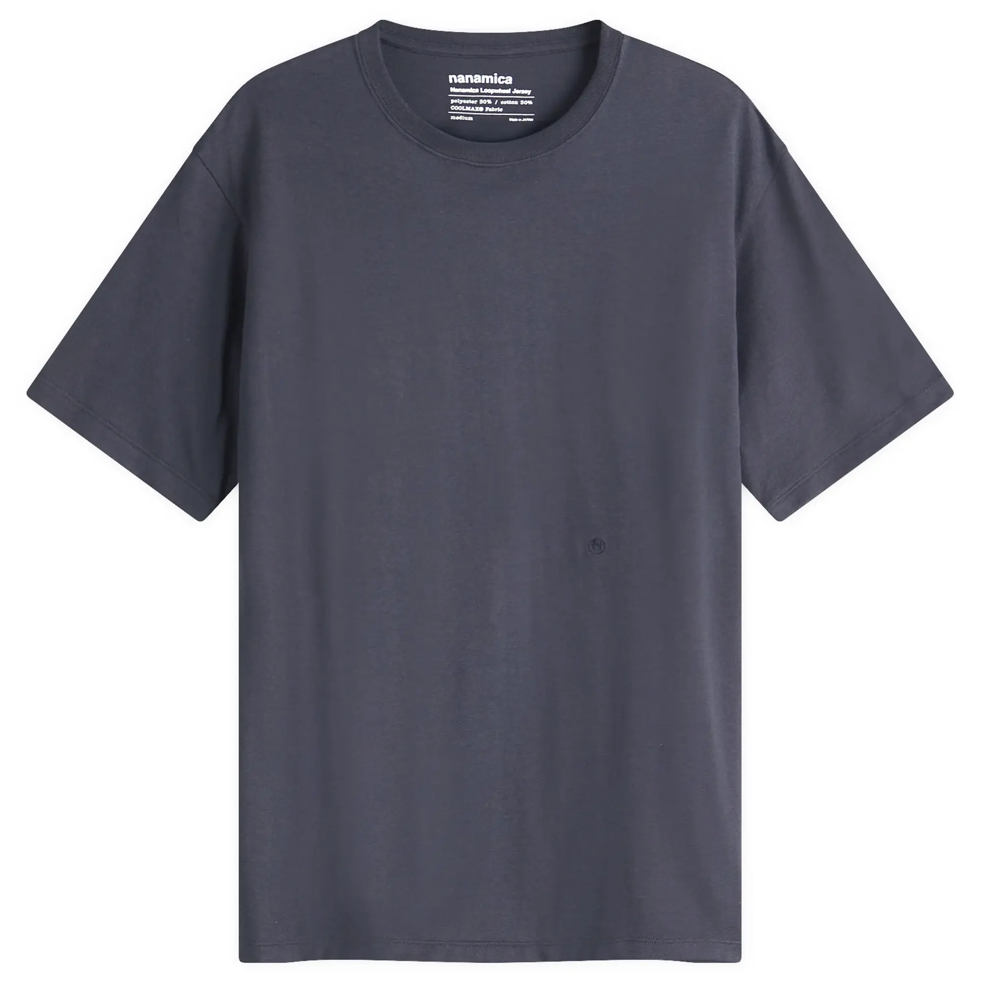 Nanamica Men's Loopwheel Coolmax Jersey T-Shirt Navy