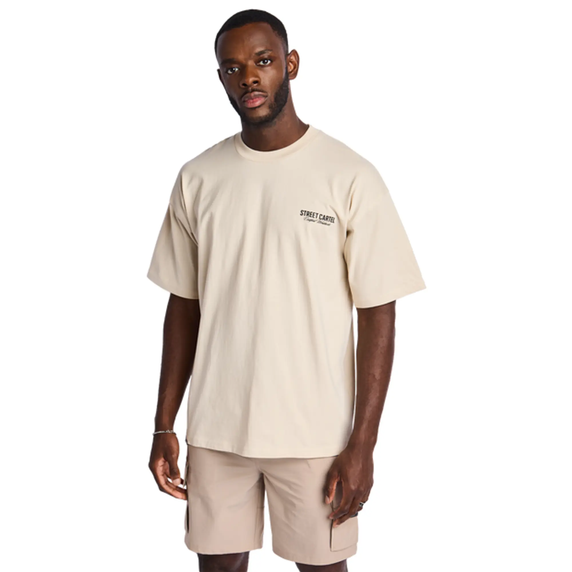 Street Cartel Racer Men T-Shirts - White