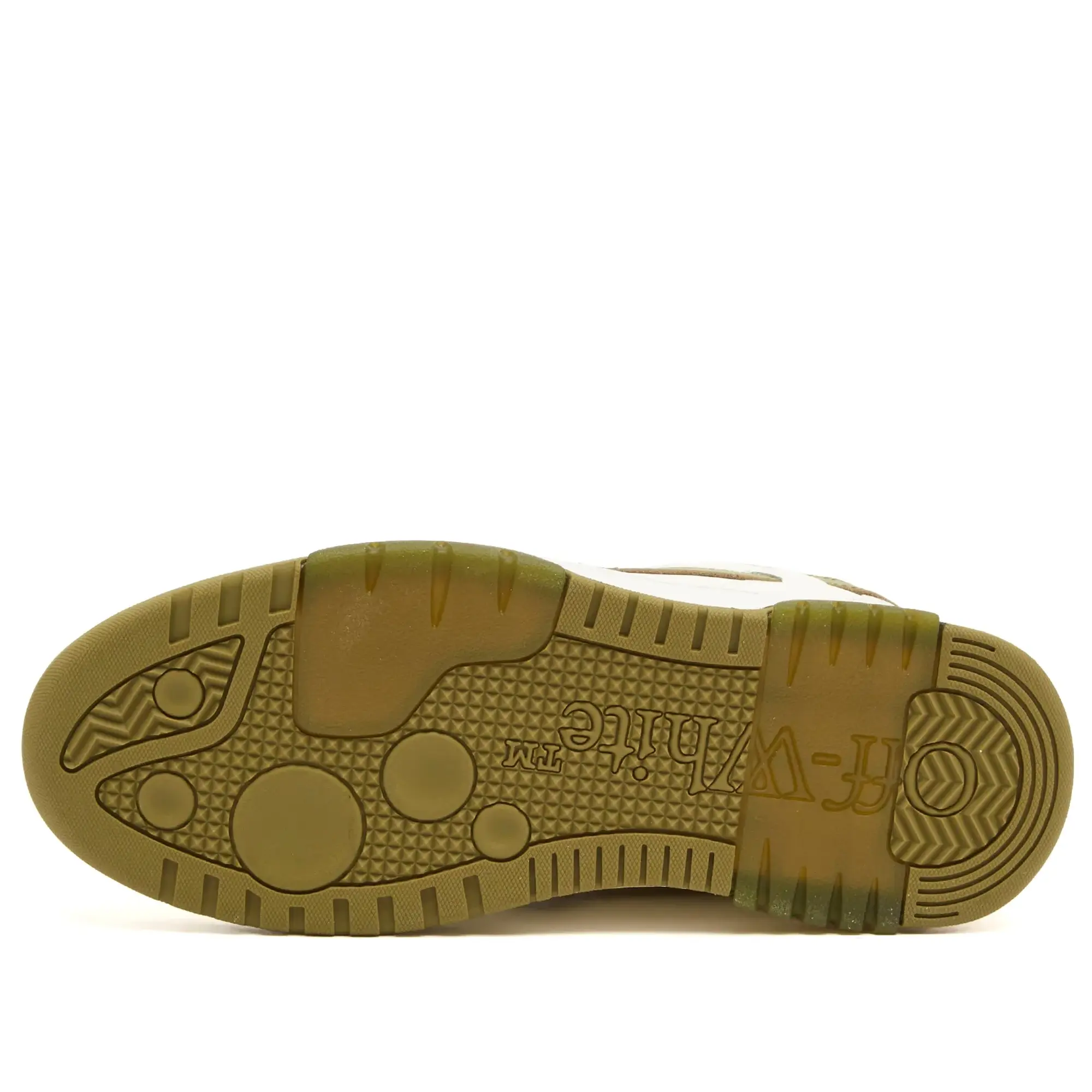 Off-White Men's Out Of Office Sneaker White/Olive Green