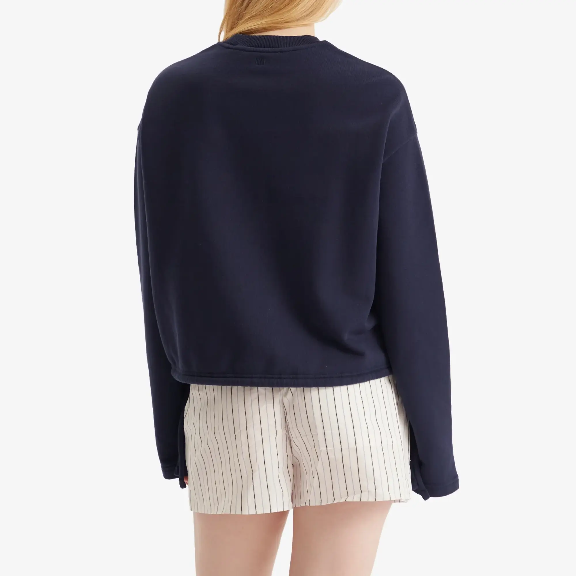 AMI Paris Women's De Coeur Sweatshirt Night Blue
