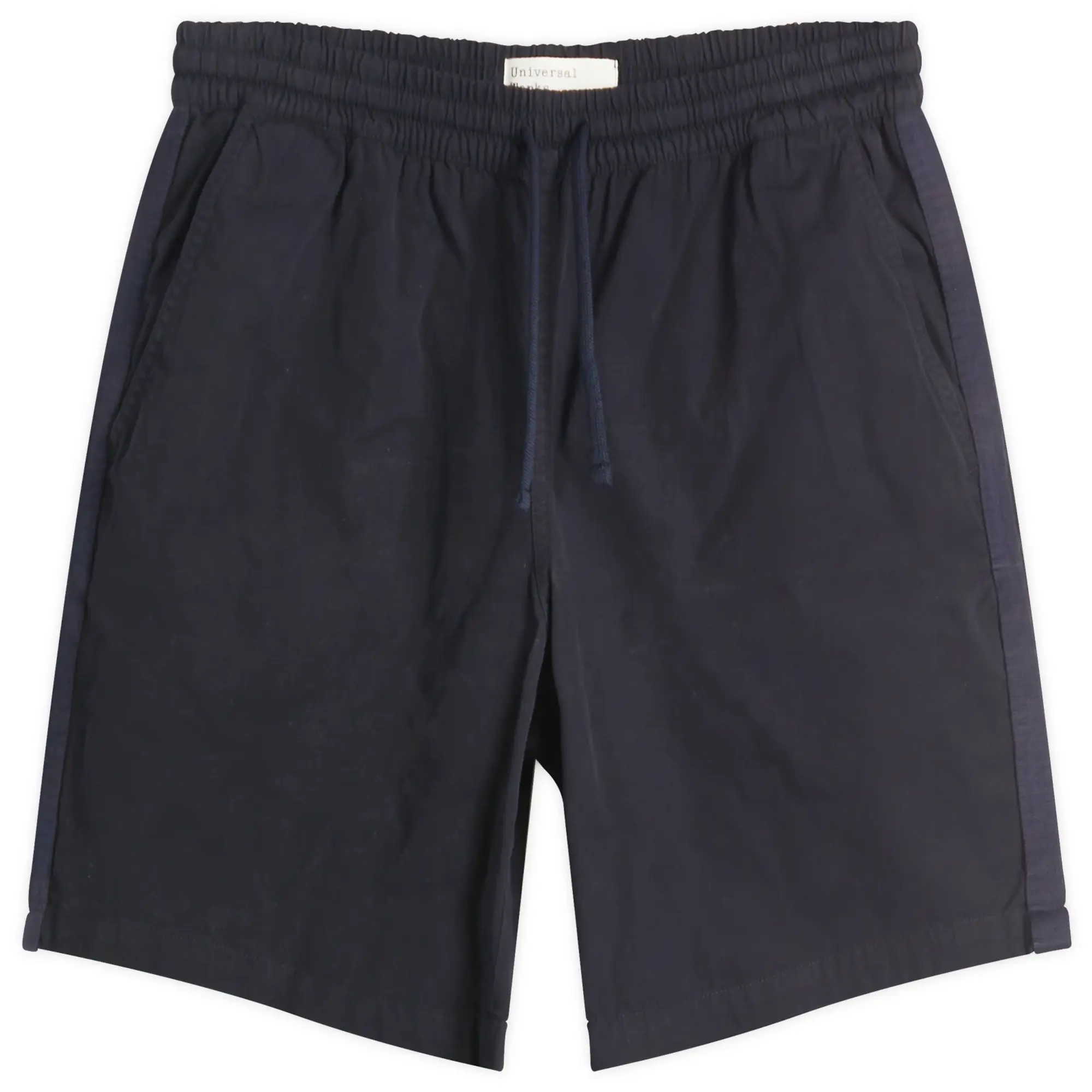 Universal Works Men's Summer Canvas Beach Short Navy