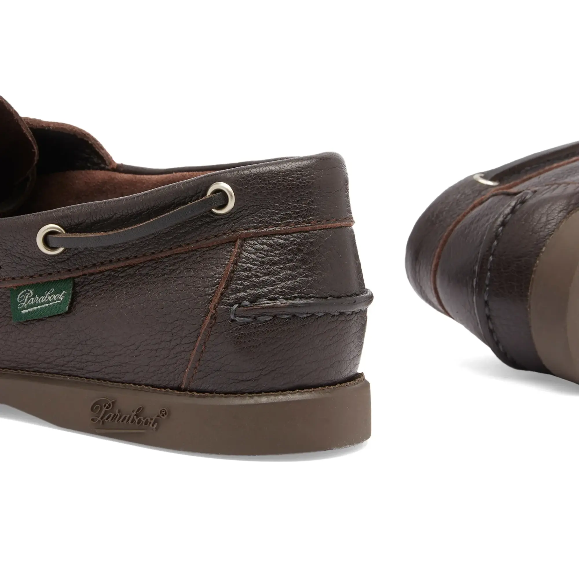 Paraboot Women's Barth Leather Boat Shoe Brown