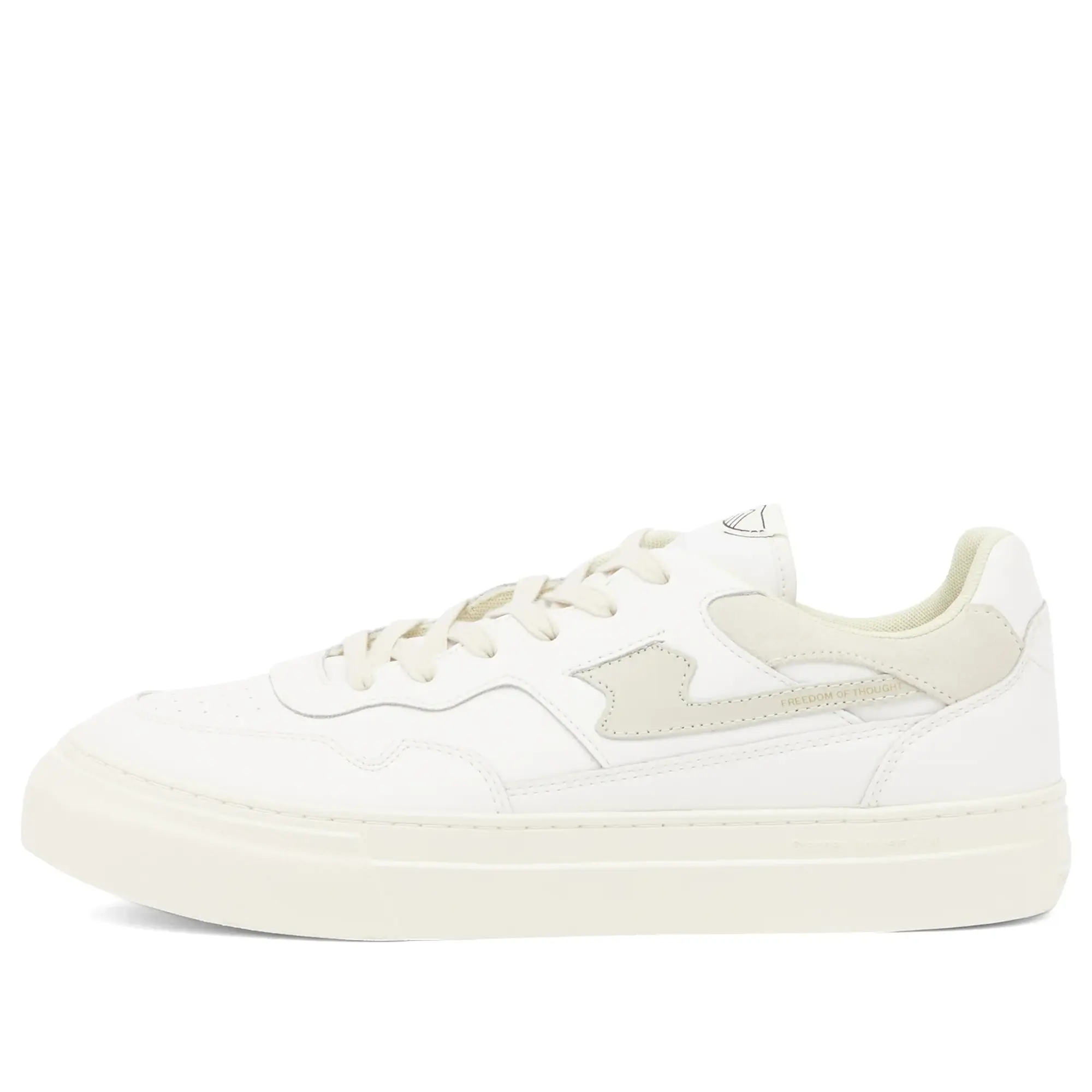 Stepney Workers Club Men's Pearl S-Stike Leather Sneaker White/Putty