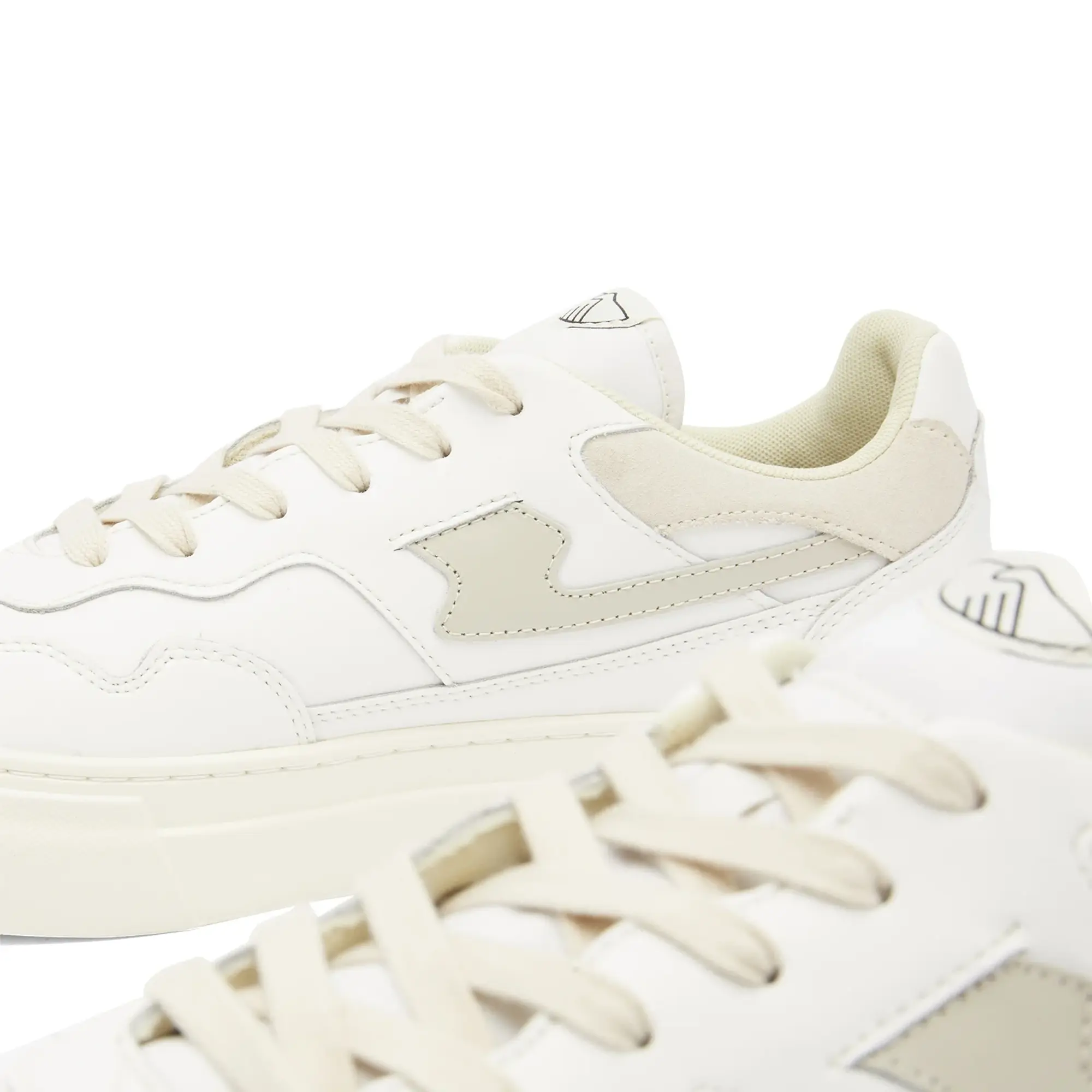 Stepney Workers Club Men's Pearl S-Stike Leather Sneaker White/Putty