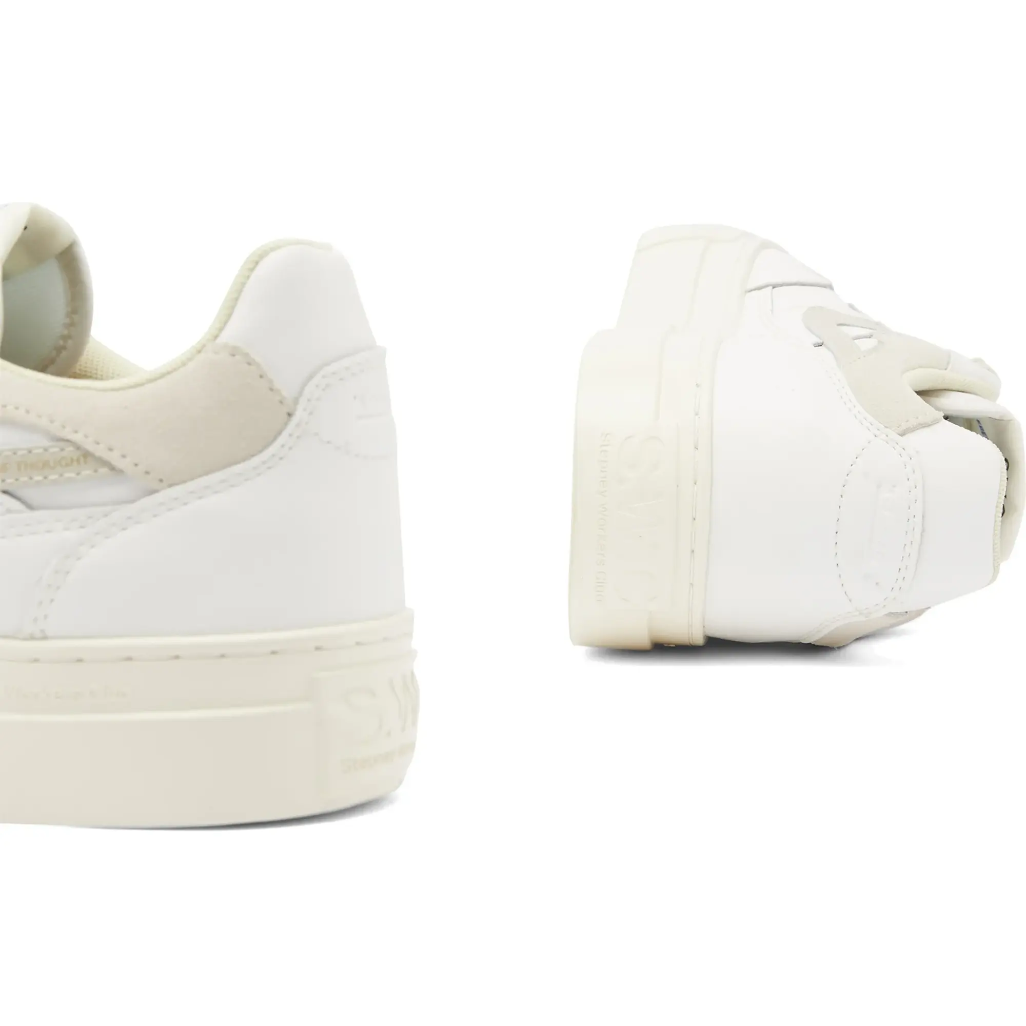 Stepney Workers Club Men's Pearl S-Stike Leather Sneaker White/Putty