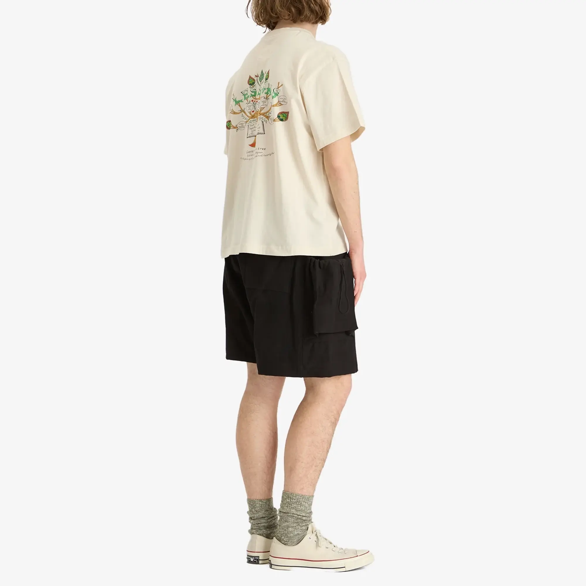 Story mfg. Men's Grateful T-Shirt Ecru Lesson
